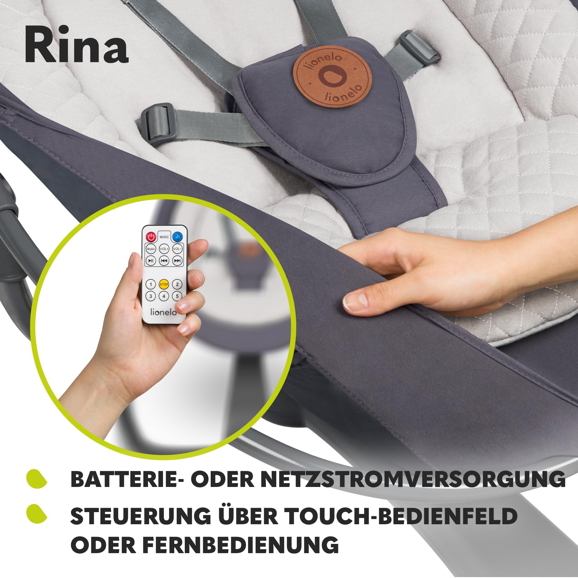 lionelo-rina-babywippe-mit-fernbedienung-und-timer image 5