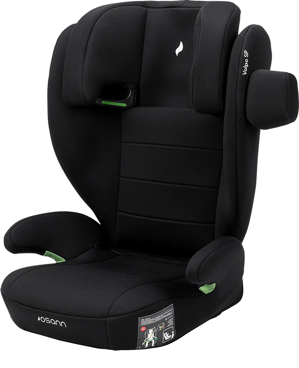 osann-volpo-sp-kindersitz-black-mit-memoryschaum image 1