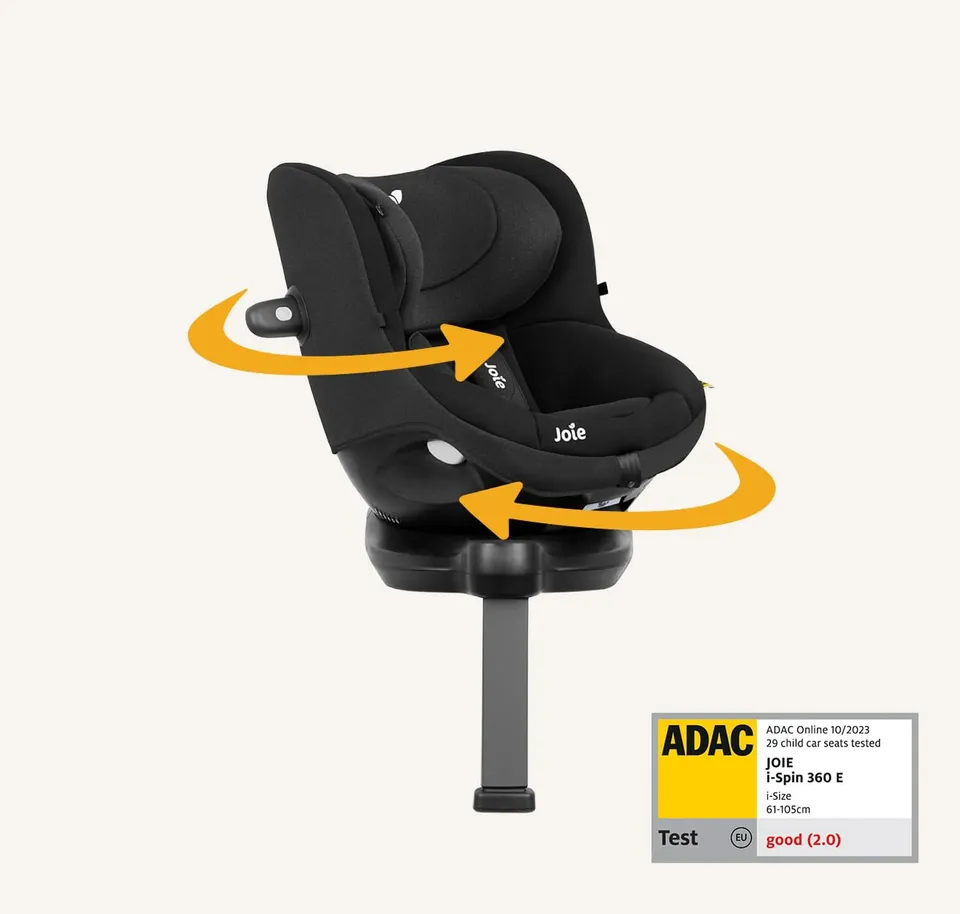 joie-i-spin-360-e-kindersitz-thunder-61-105-cm-isofix image 1