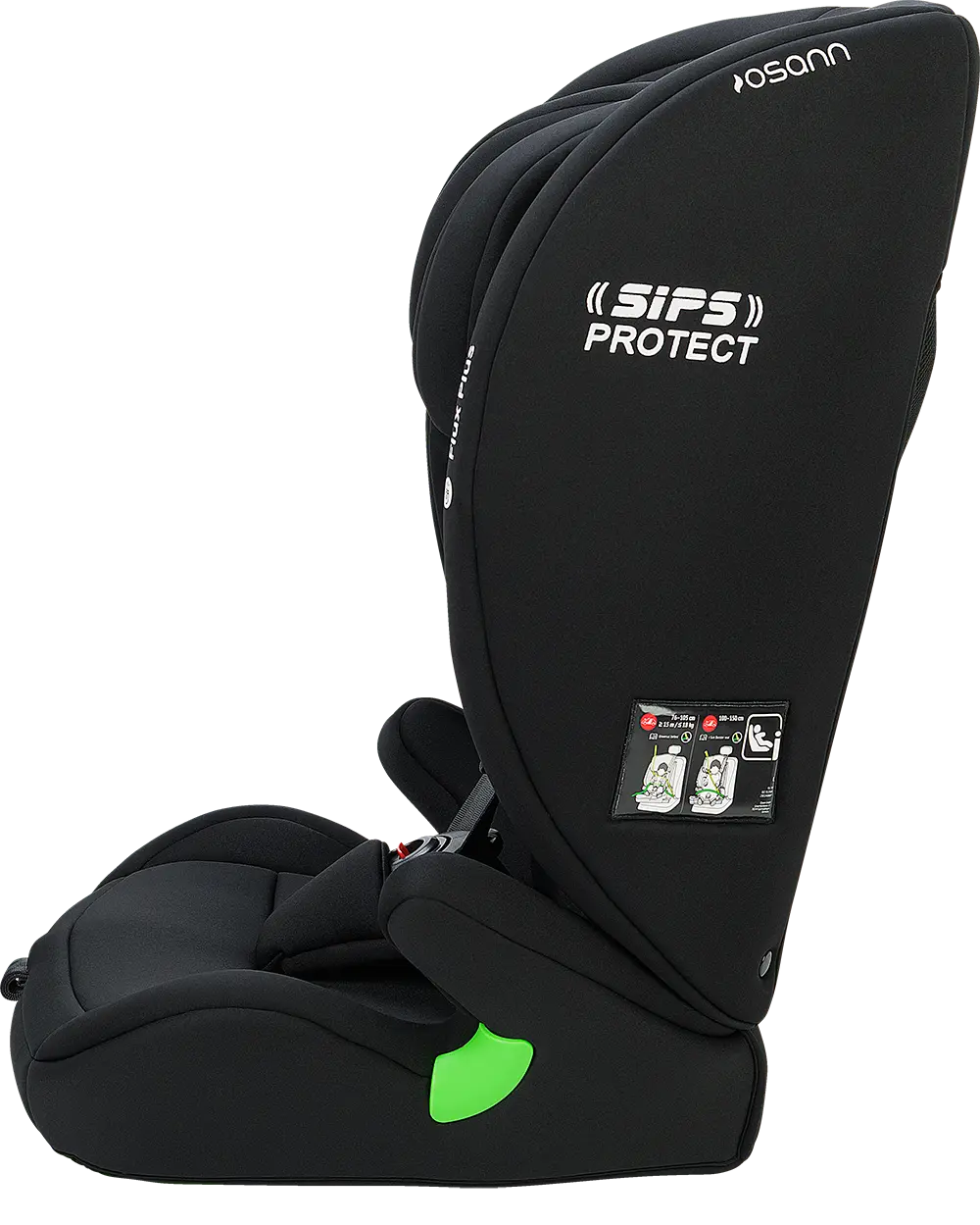 osann-flux-plus-kindersitz-navy-melange-mit-5-punkt-gurt image 8