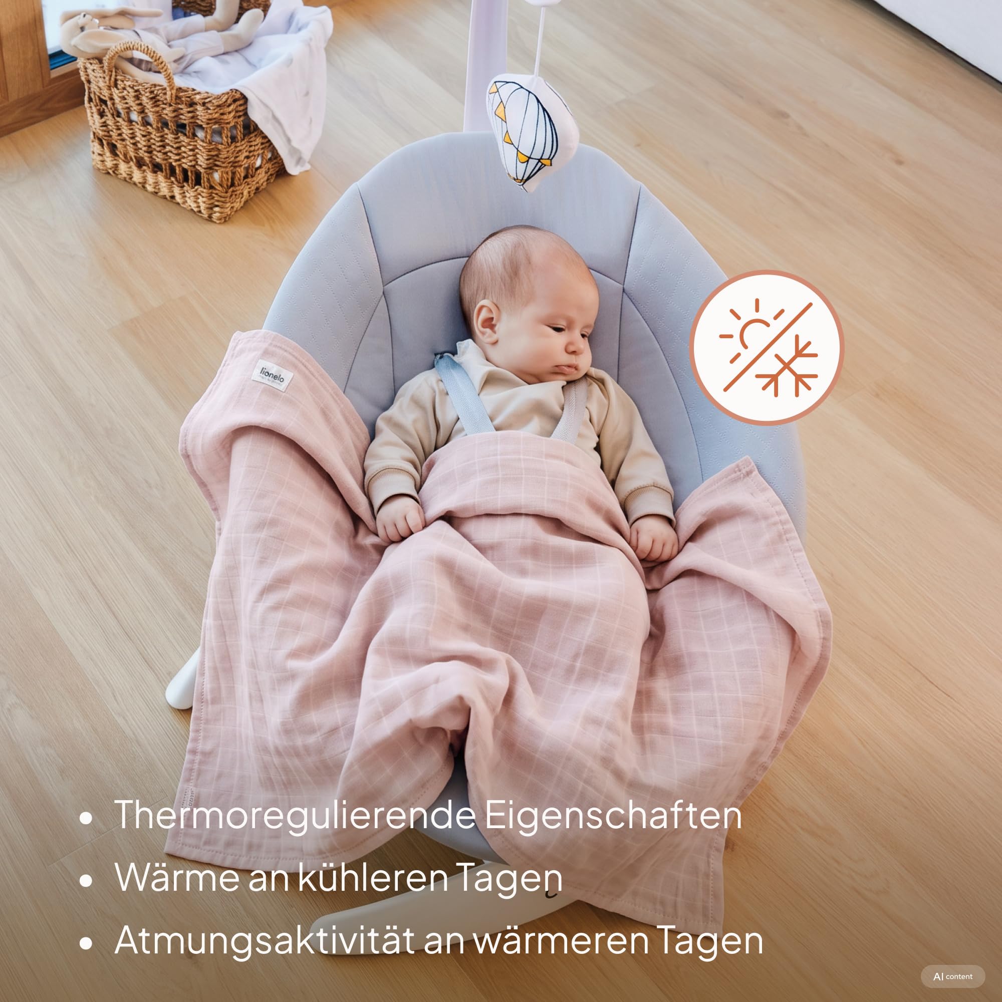 lionelo-berry-musselintuch-beige-120x120-bambus image 3