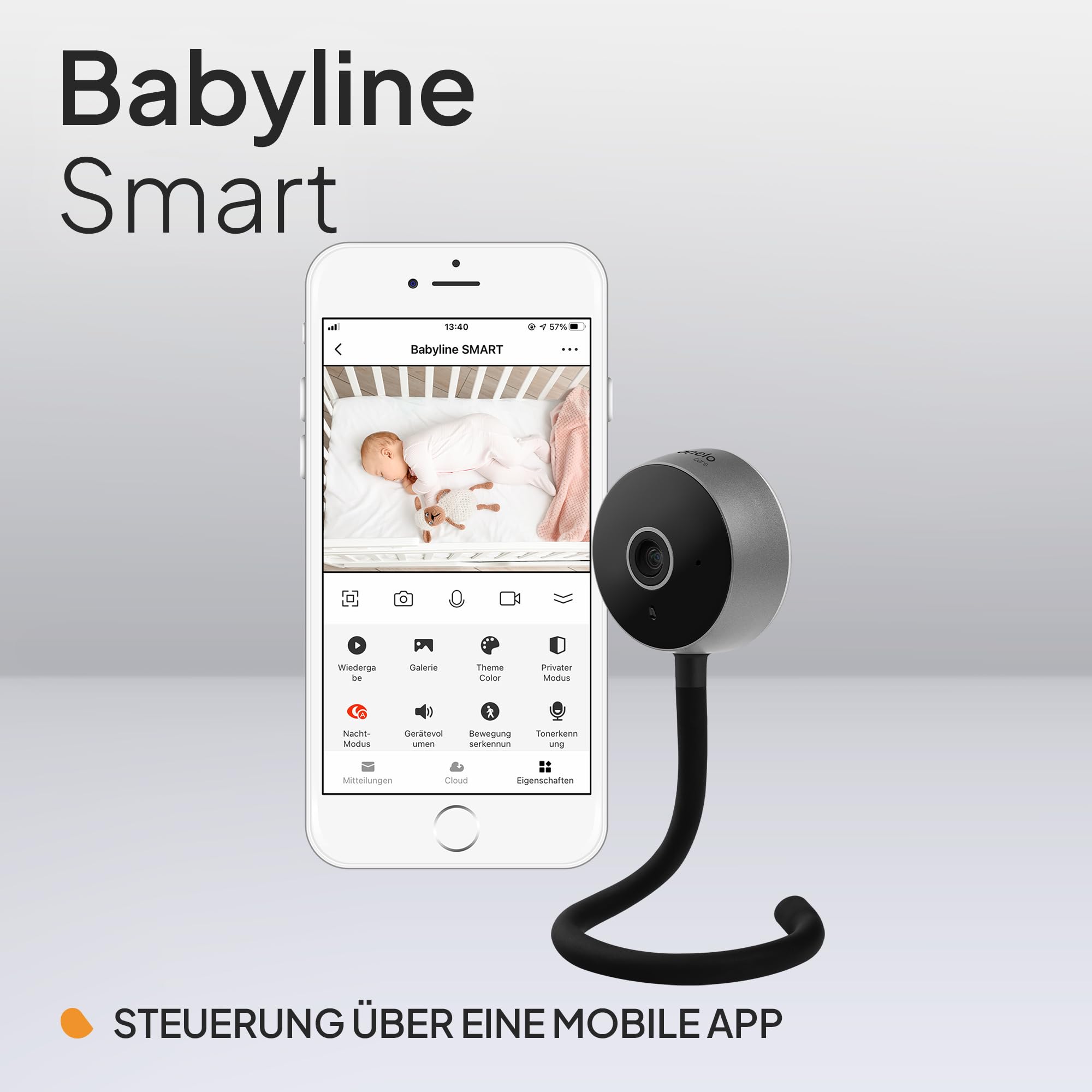 lionelo-babyline-smart-babyphone-wlan-kamera-schwarz-mit-app image 3