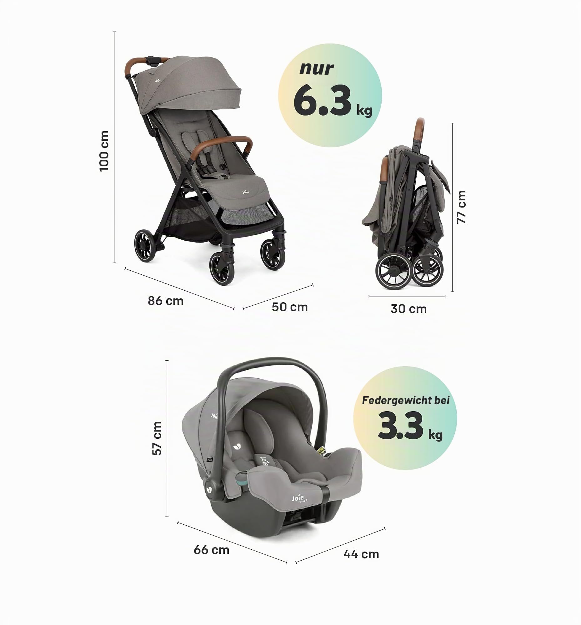 joie-pact-pro-travel-system-mit-i-snug-2-babyschale image 7