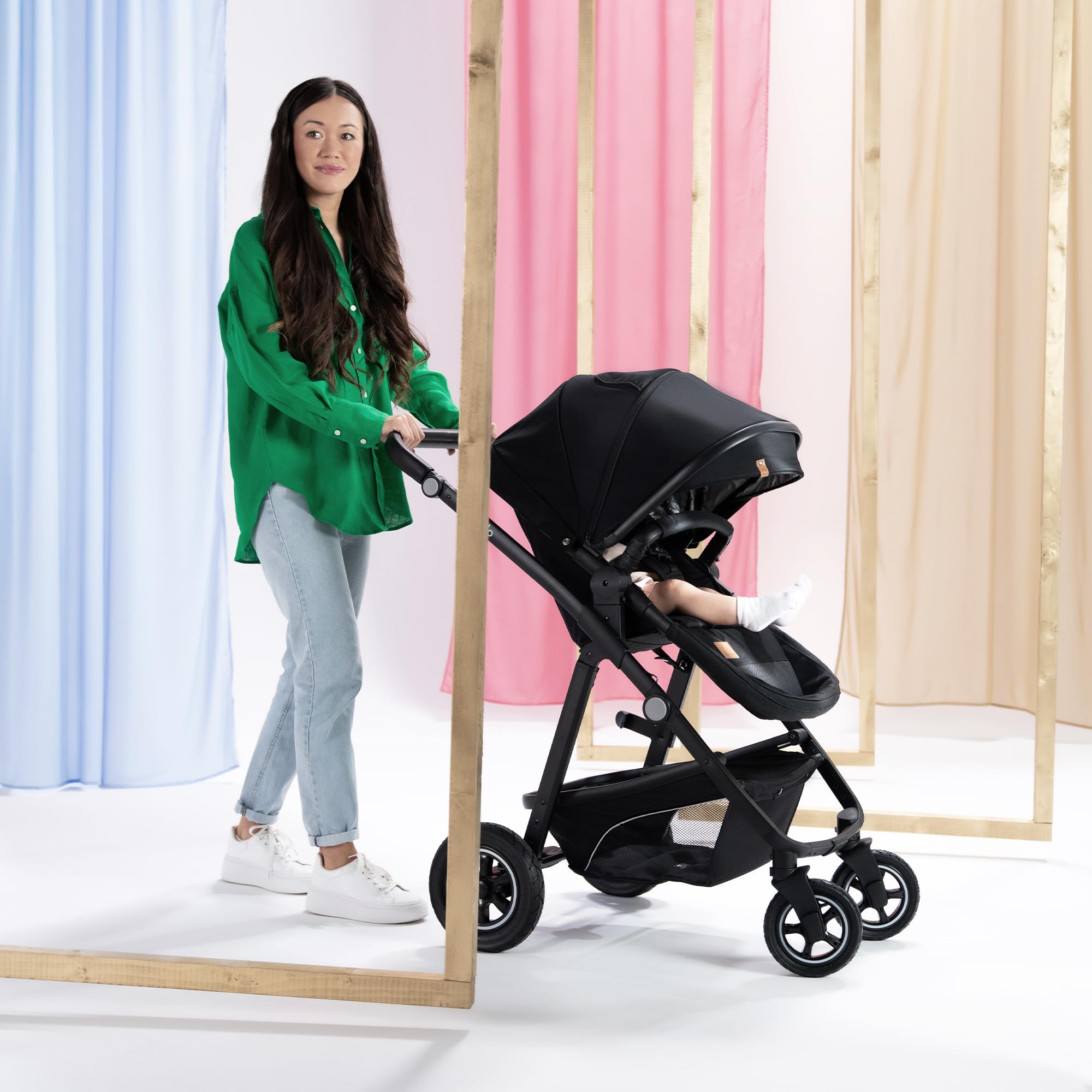 lionelo-bianka-kinderwagen-3in1-grau-bis-22-kg-upf50 image 2