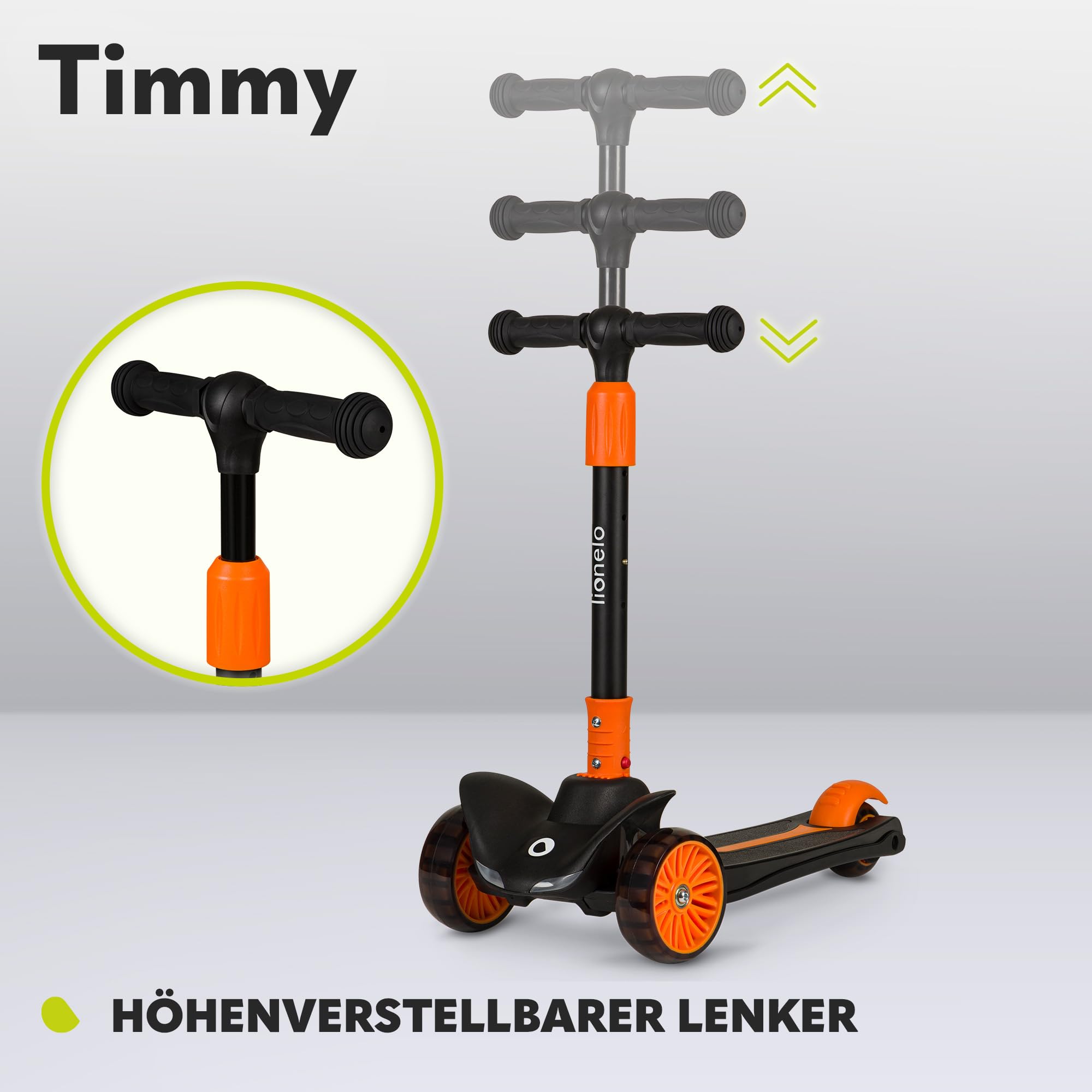 lionelo-timmy-kinderroller-orange-3-r-der-led-bis-50-kg image 5