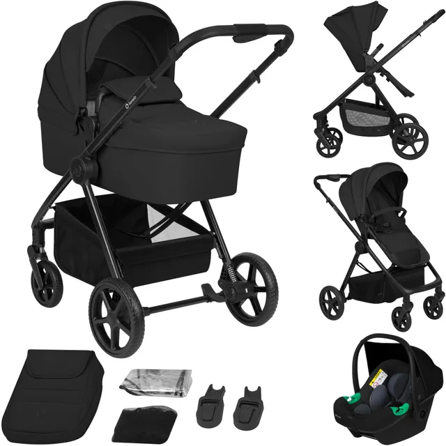 lionelo-mika-greet-kinderwagen-3-in-1-schwarz-bis-22-kg image 1