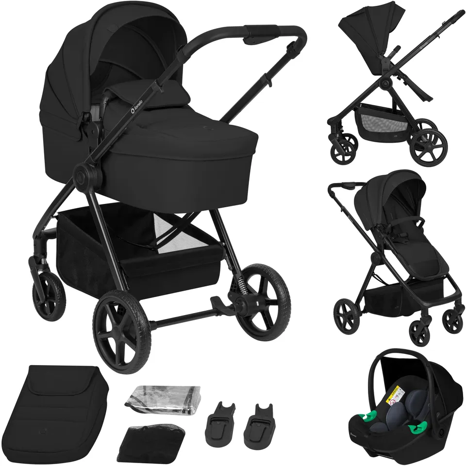 lionelo-mika-greet-kinderwagen-3-in-1-schwarz-bis-22-kg image 1