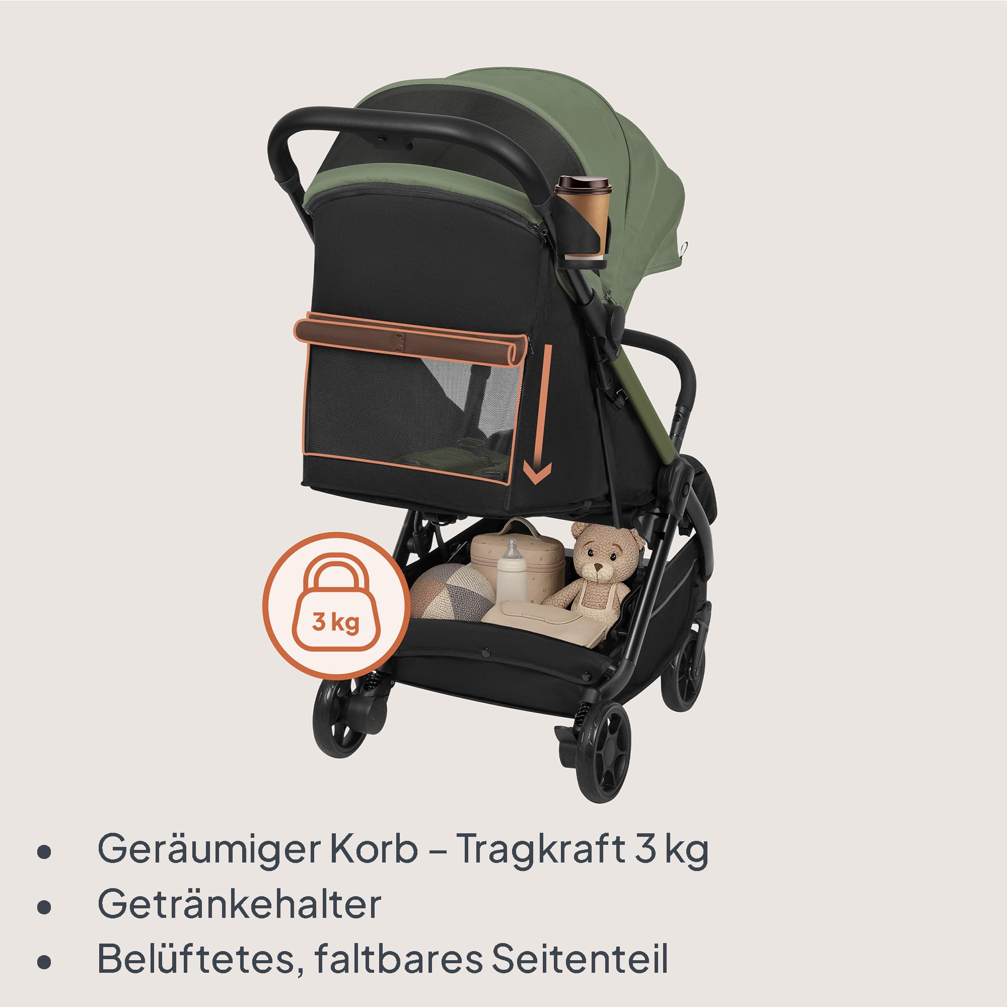 lionelo-julie-air-buggy-gr-n-bis-22-kg-klappbar image 8