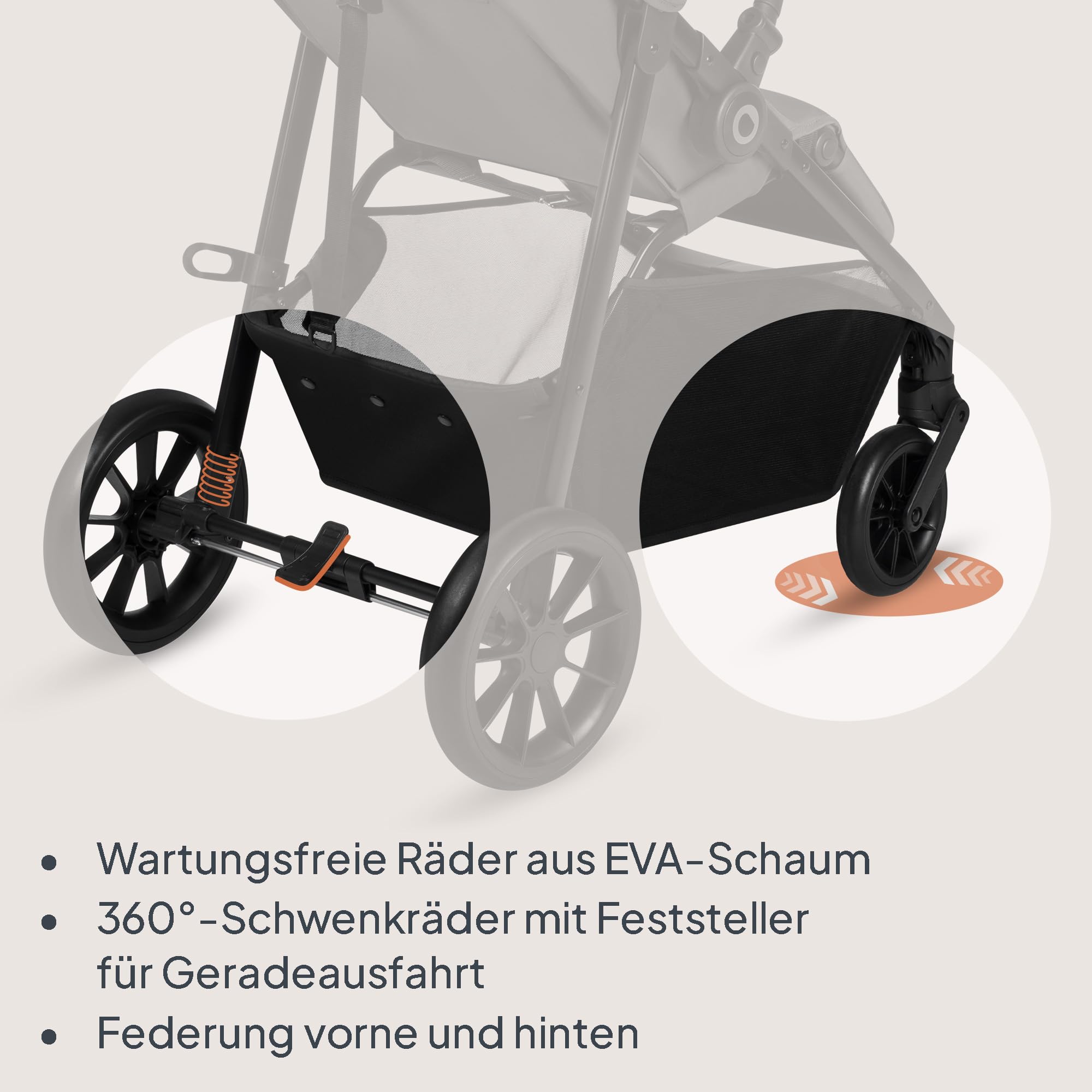 lionelo-elia-buggy-bis-22-kg-liegeposition-grau image 6