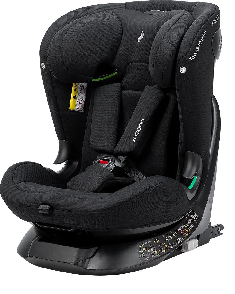 osann-taos360-midi-kindersitz-carbon-drehbar-top-tether image 1