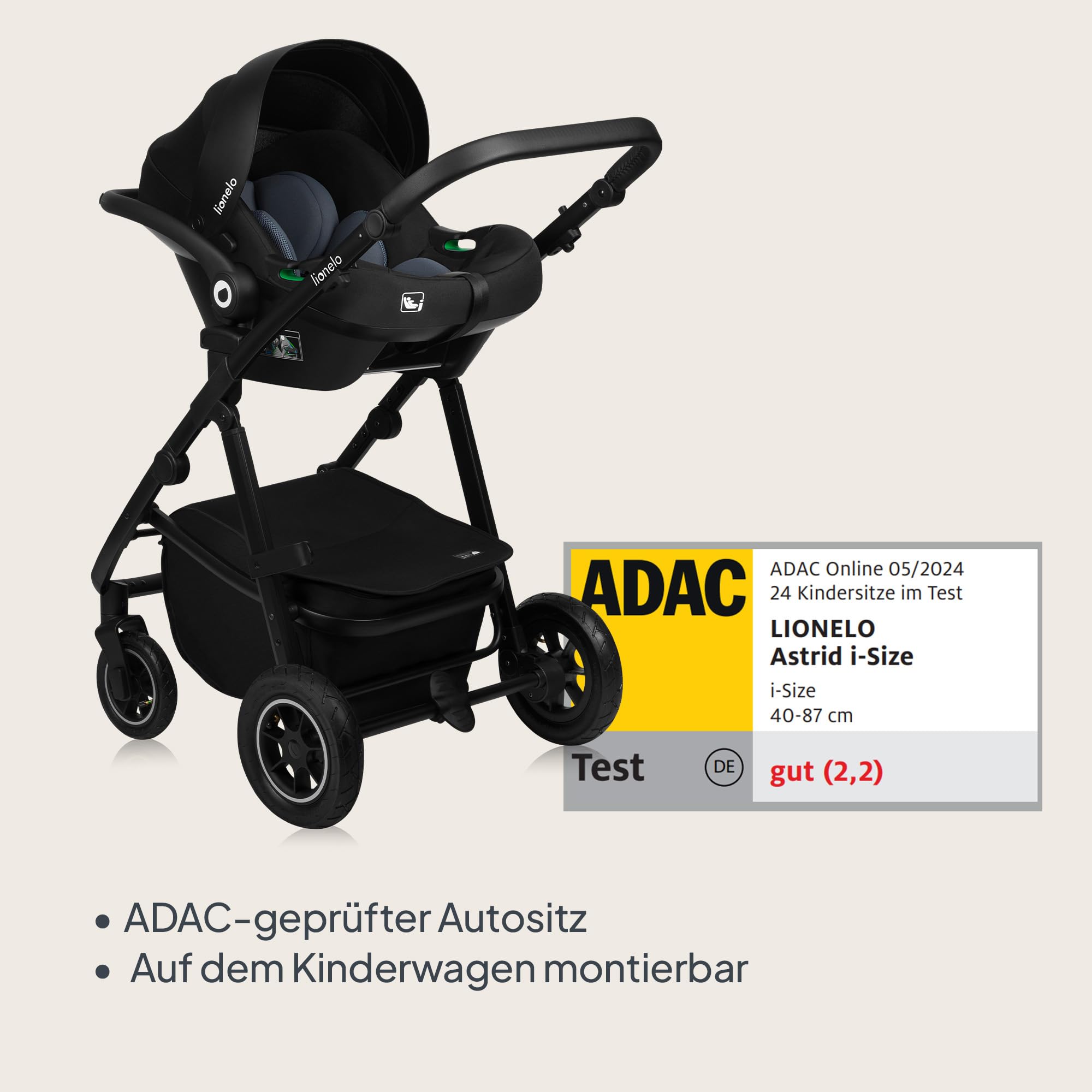 lionelo-amber-plus-3in1-kinderwagen-grau-mit-luftreifen image 6