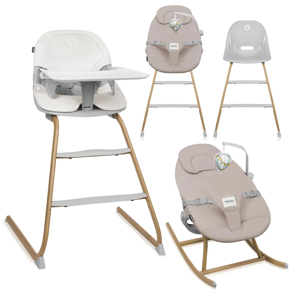 lionelo-dalia-set-hochstuhl-4-in-1-mit-wippe-ab-geburt image 1