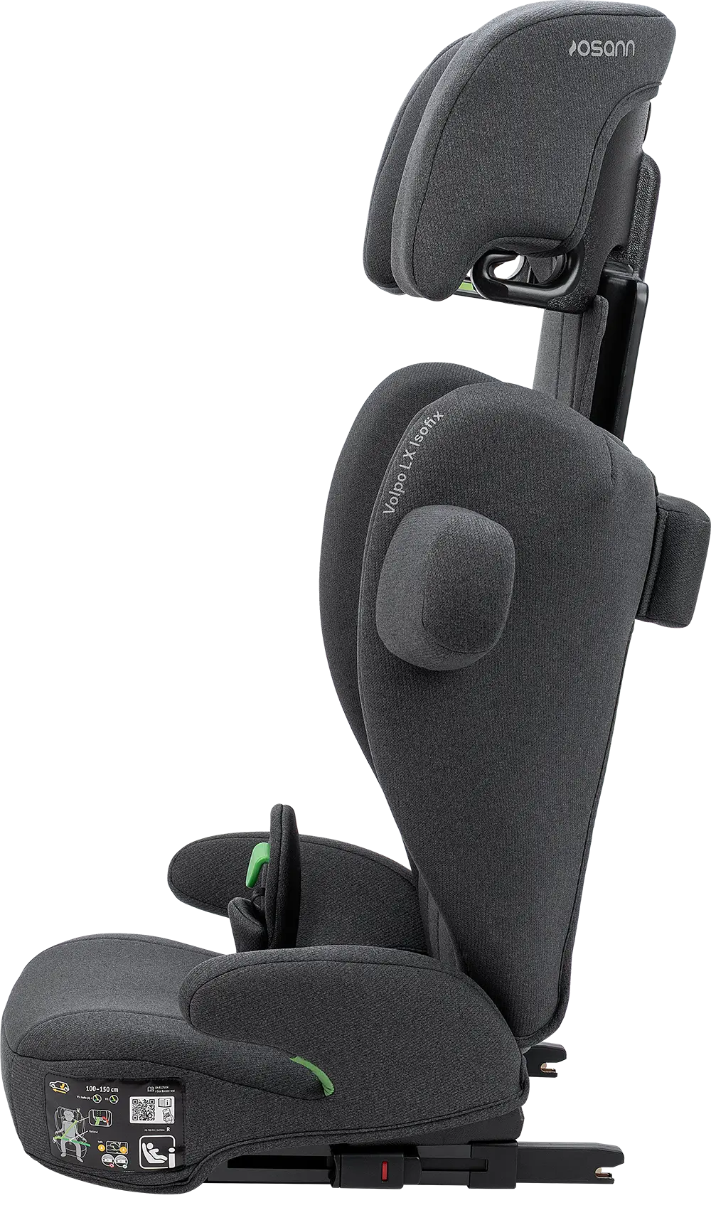osann-volpo-lx-isofix-kindersitz-dark-grey-100-150-cm image 8