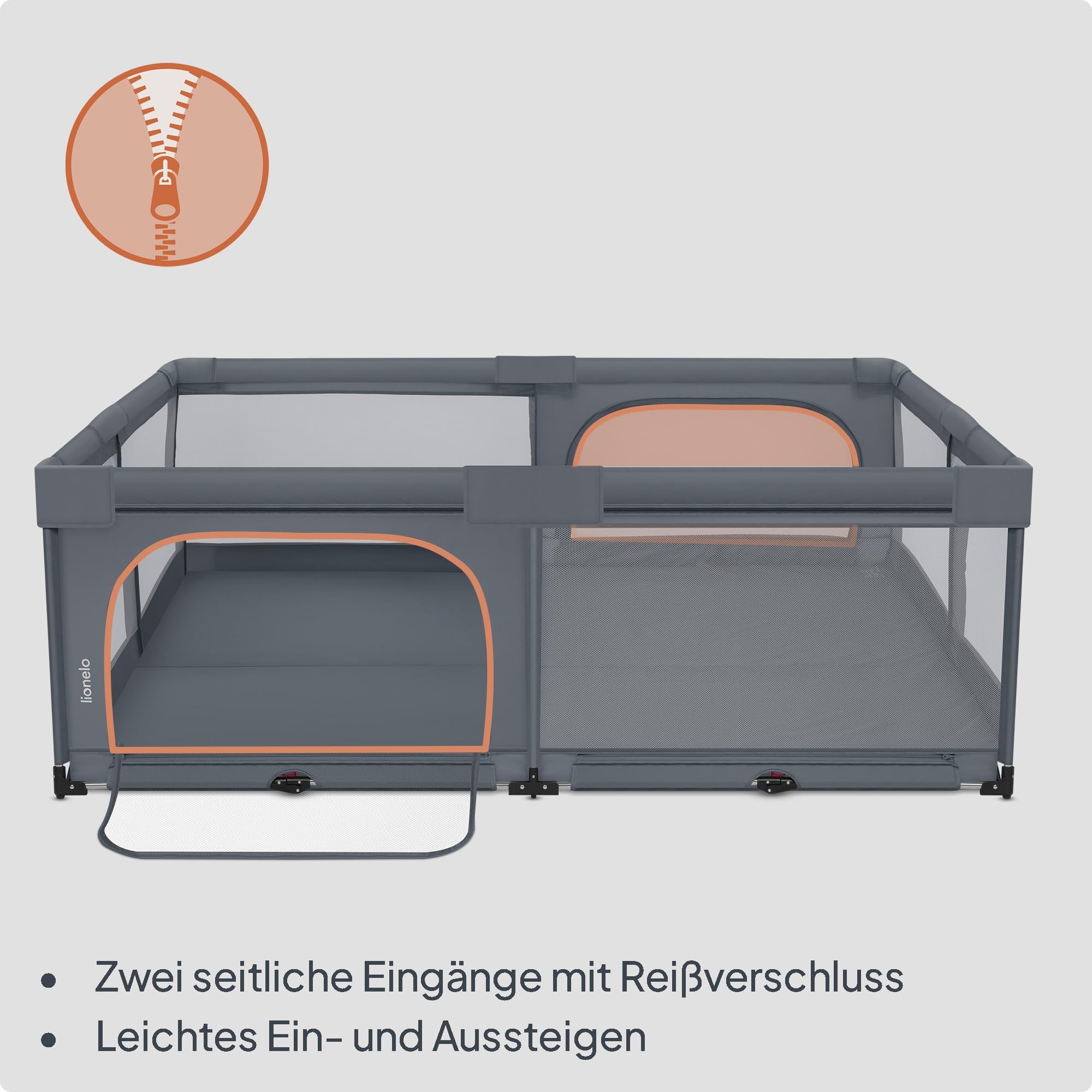 lionelo-willow-florence-xl-laufstall-grau-180x200-faltbar image 5