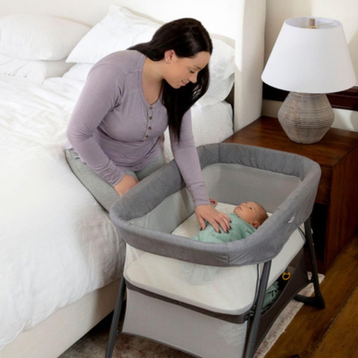 graco-side-by-side-babybettchen-beistellbett-beige image 6