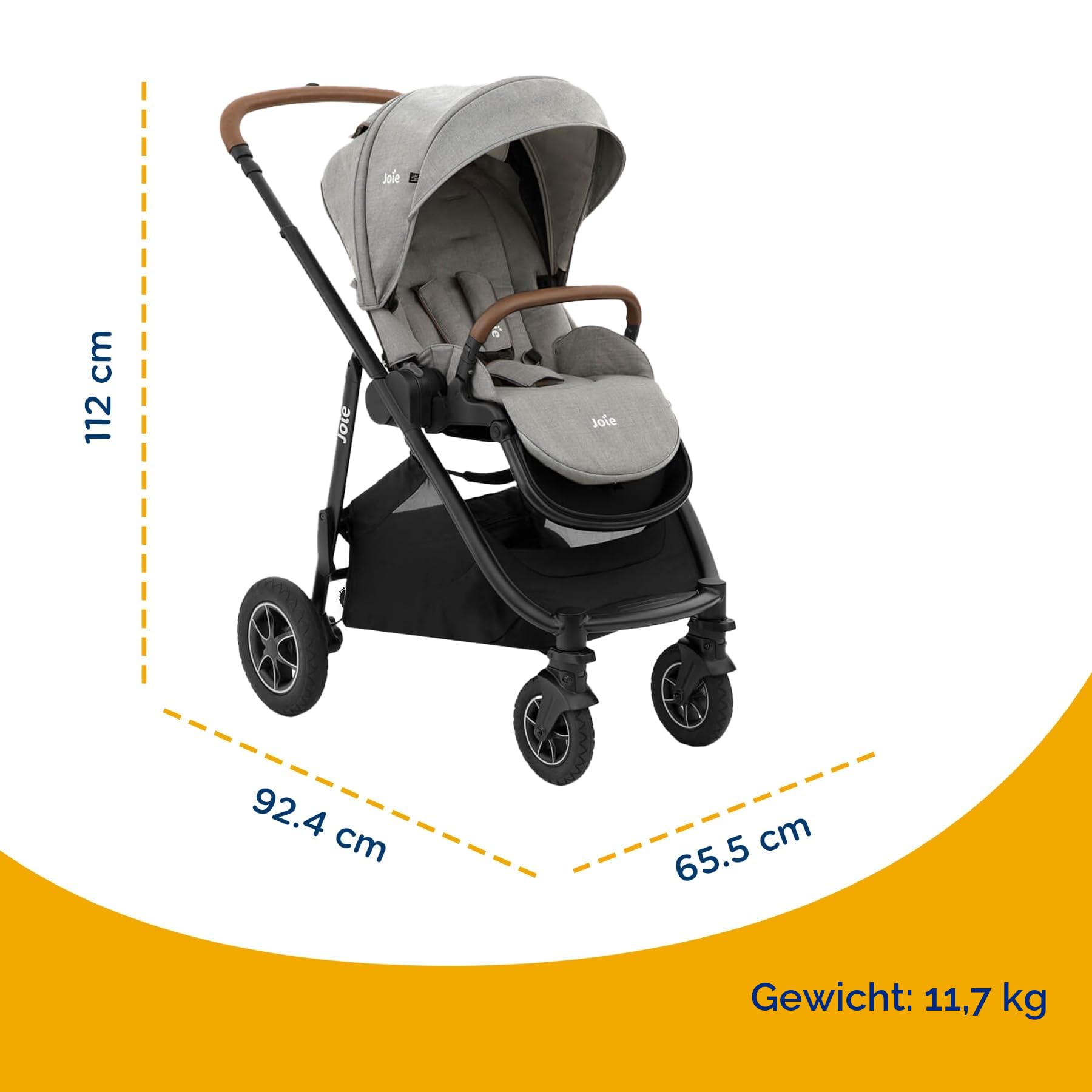 joie-versatrax-buggy-kinderwagen-0-22-kg-pebble image 5