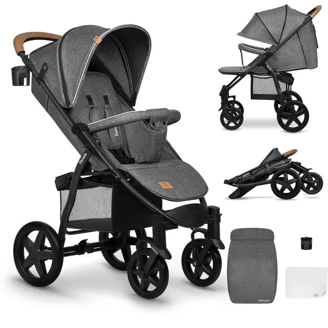 lionelo-annet-plus-buggy-stone-caramel-bis-22-kg image 1