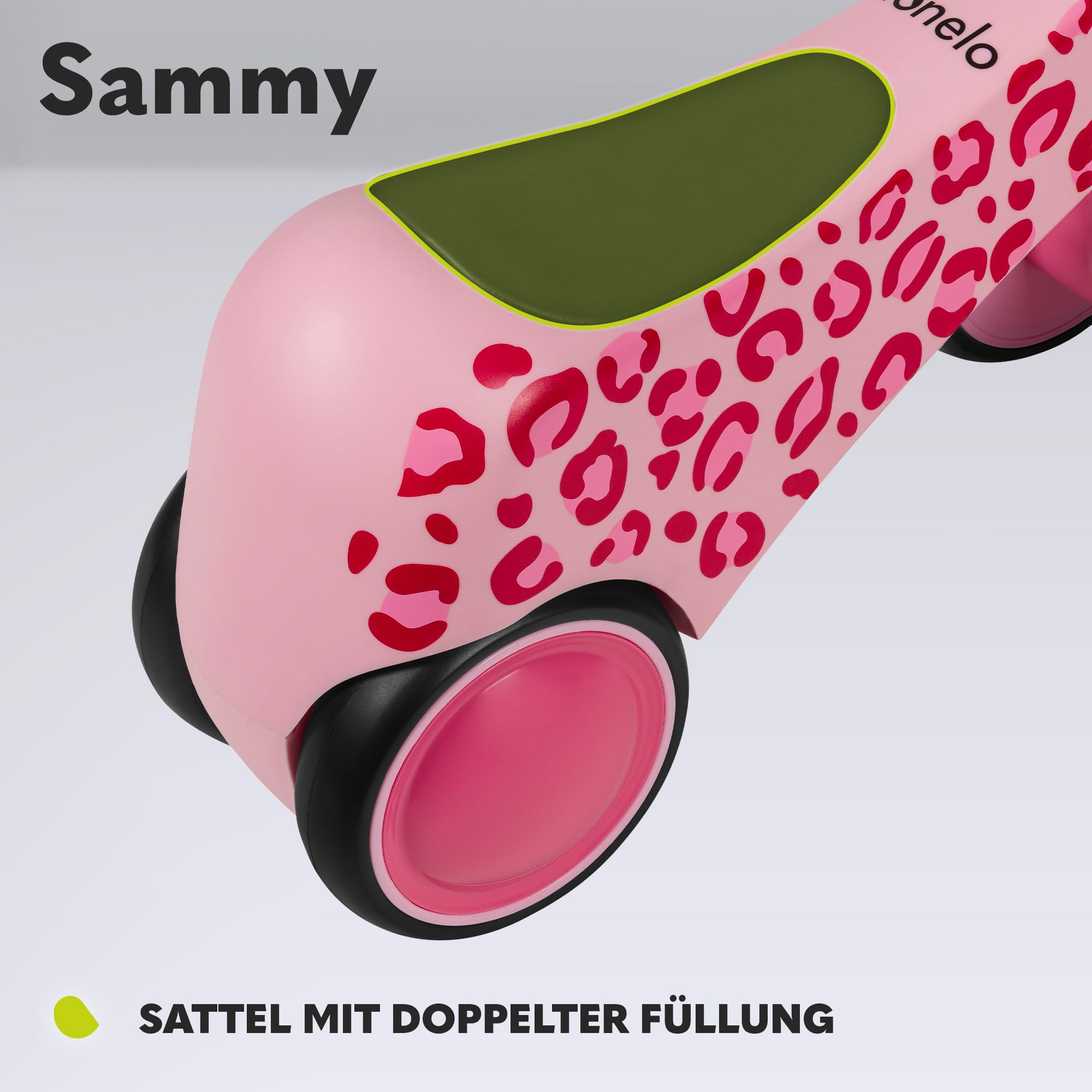 lionelo-sammy-laufrad-rutscher-pink-rose-ab-1-jahr-4-rad image 4