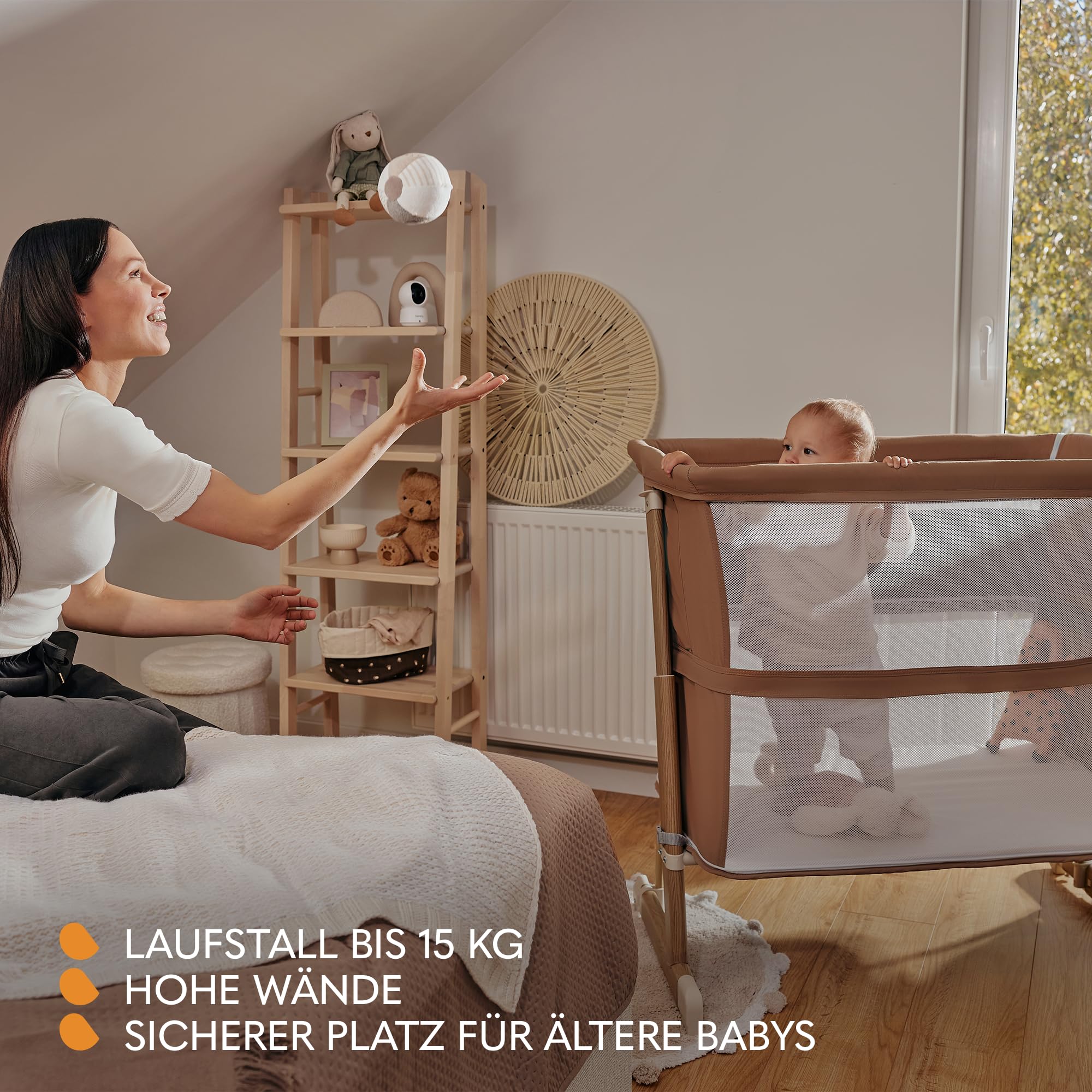 lionelo-thomi-plus-5-in-1-beistellbett-beige-carmel-h-henverstellbar image 5