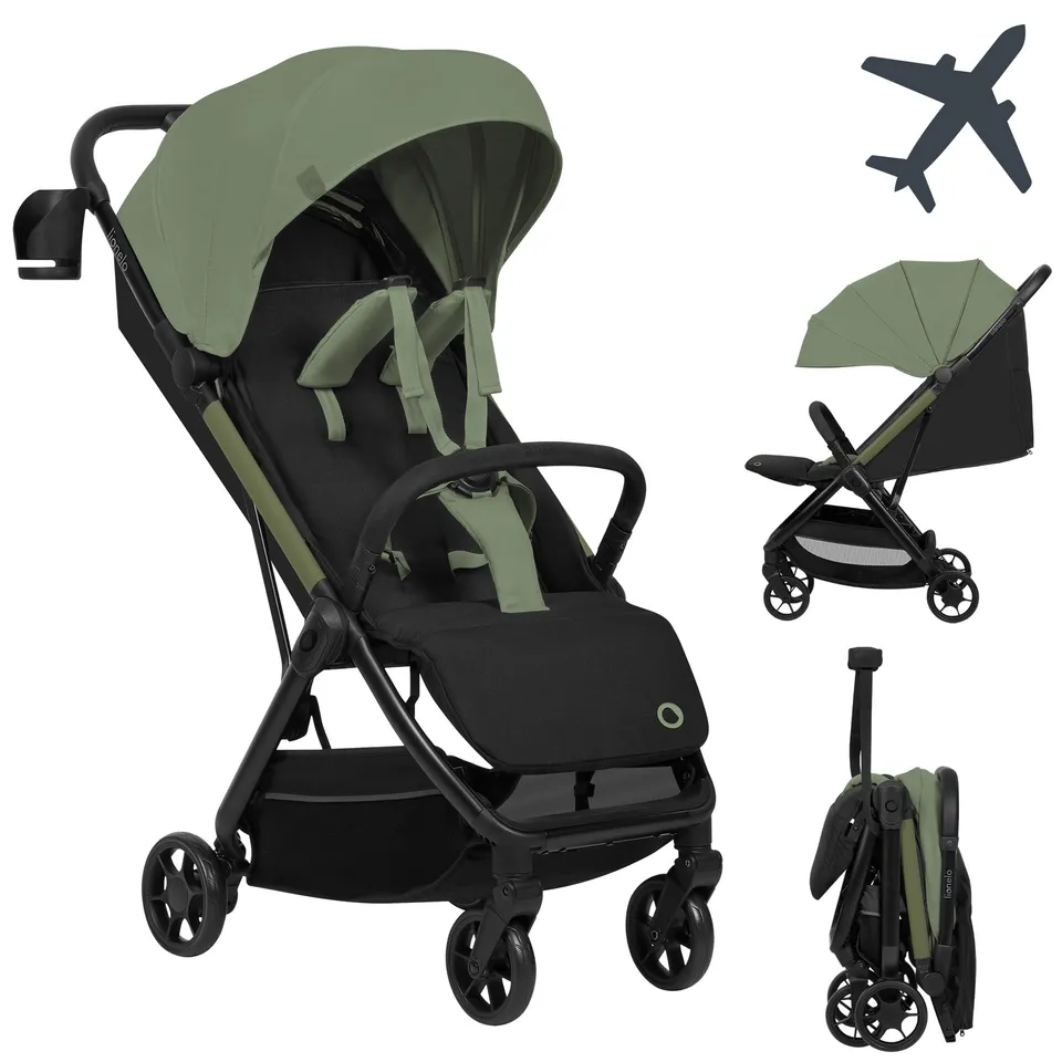 lionelo-julie-air-buggy-gr-n-bis-22-kg-klappbar image 1
