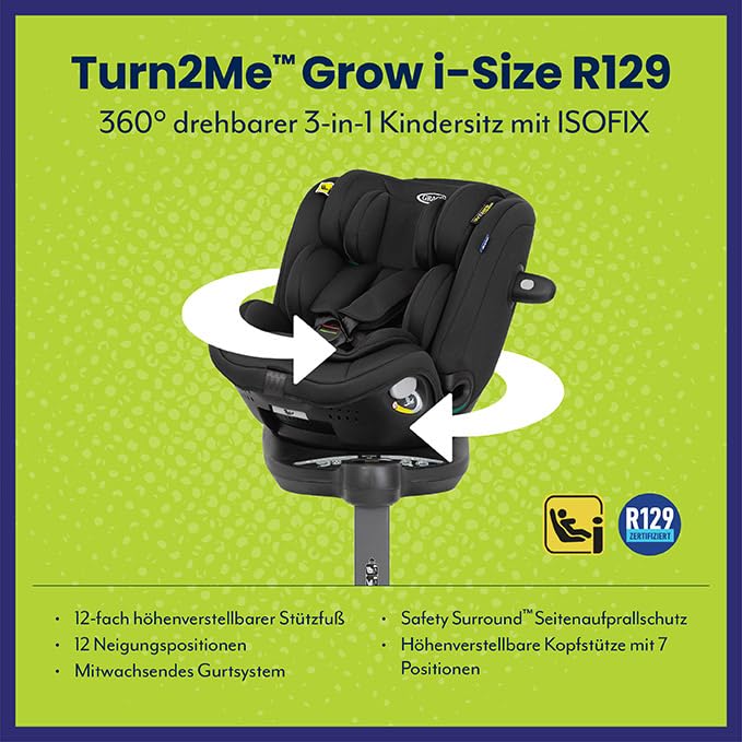 graco-turn2me-grow-i-size-kindersitz-midnight-40-125-cm-360 image 7