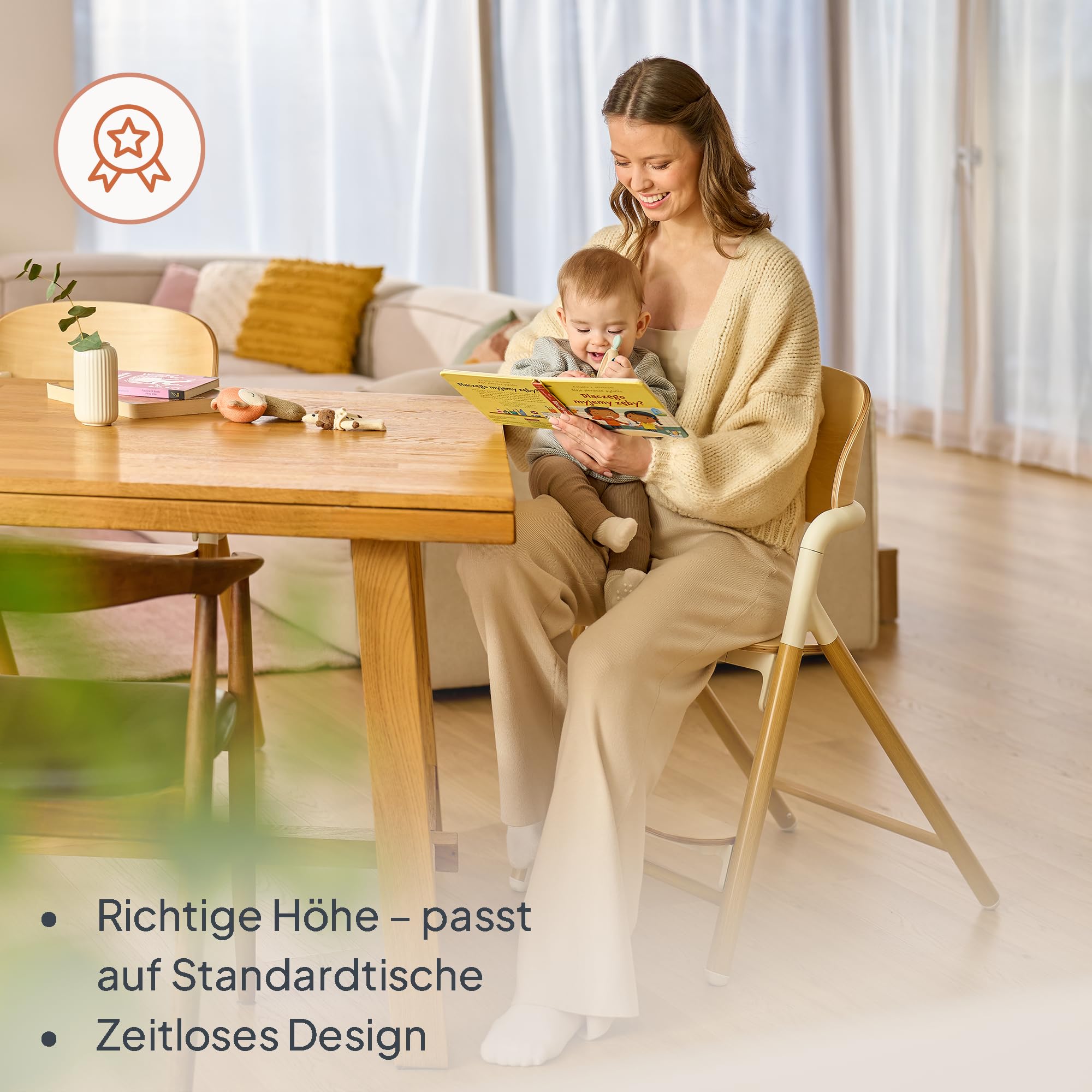 lionelo-celia-holzhochstuhl-grau-holz-bis-110-kg image 8