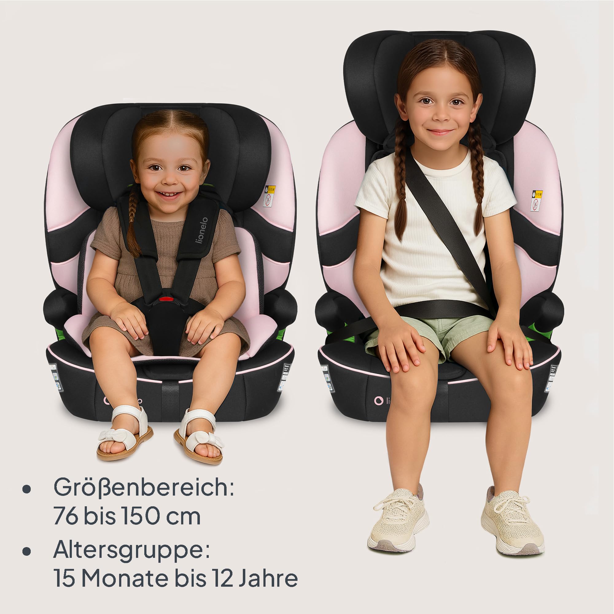 lionelo-billy-kindersitz-rosa-i-size-76-150-cm image 8