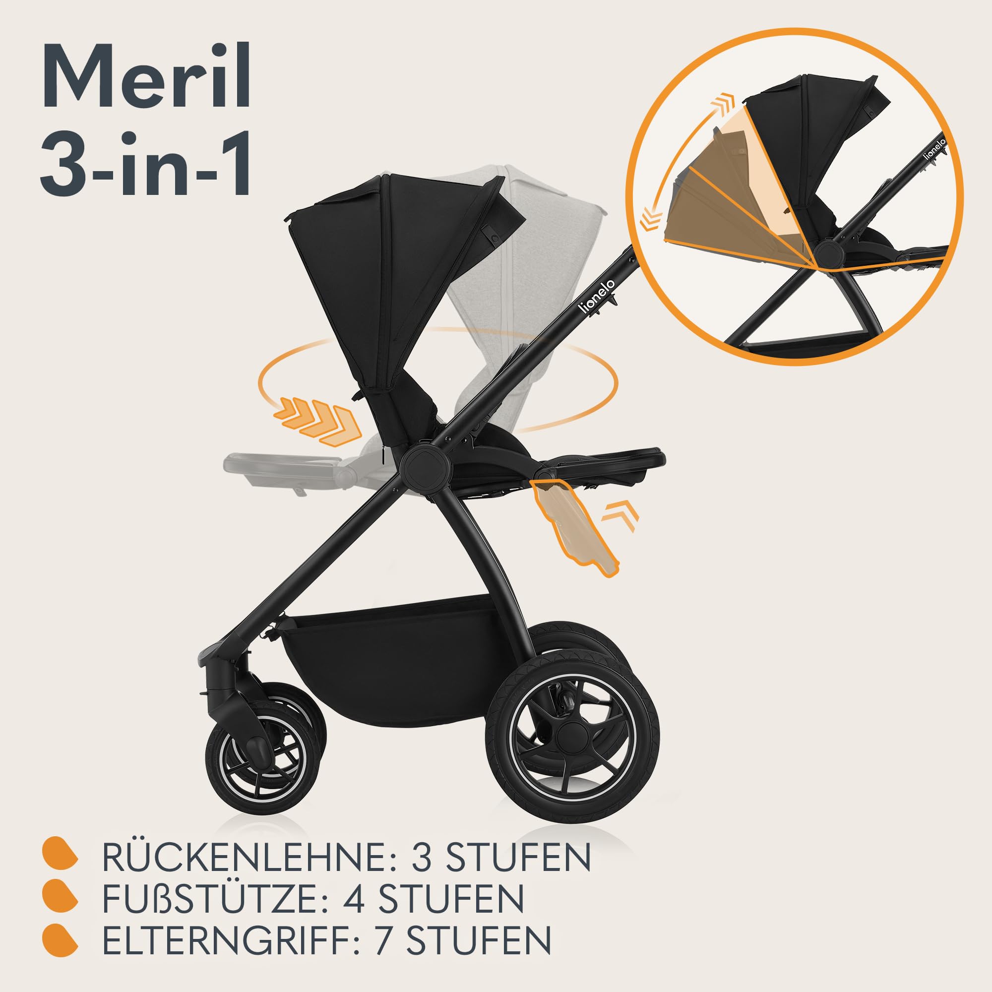 lionelo-meril-3-in-1-kinderwagen-schwarz-mit-babyschale image 4