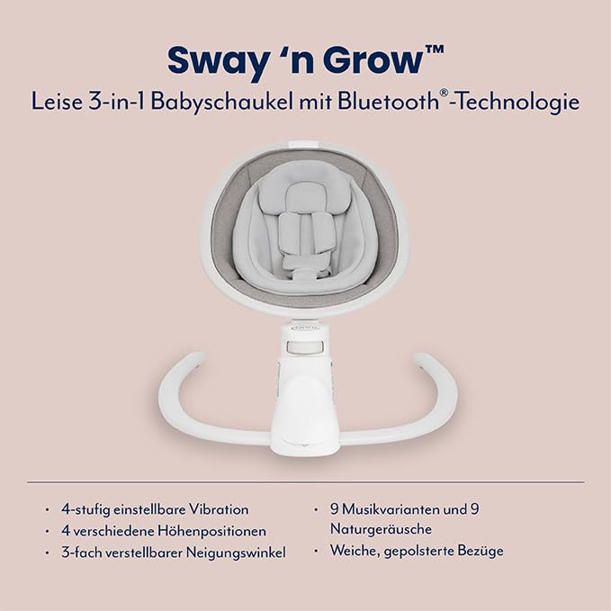 graco-sway-n-grow-3-in-1-babyschaukel-heather-mit-bluetooth image 6