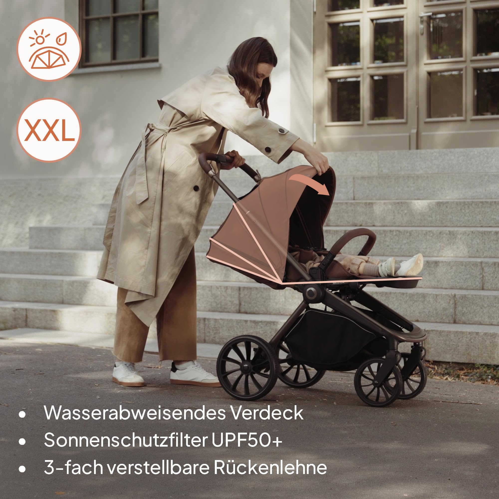 lionelo-mika-plus-buggy-beige-bis-22-kg-liegeposition image 3