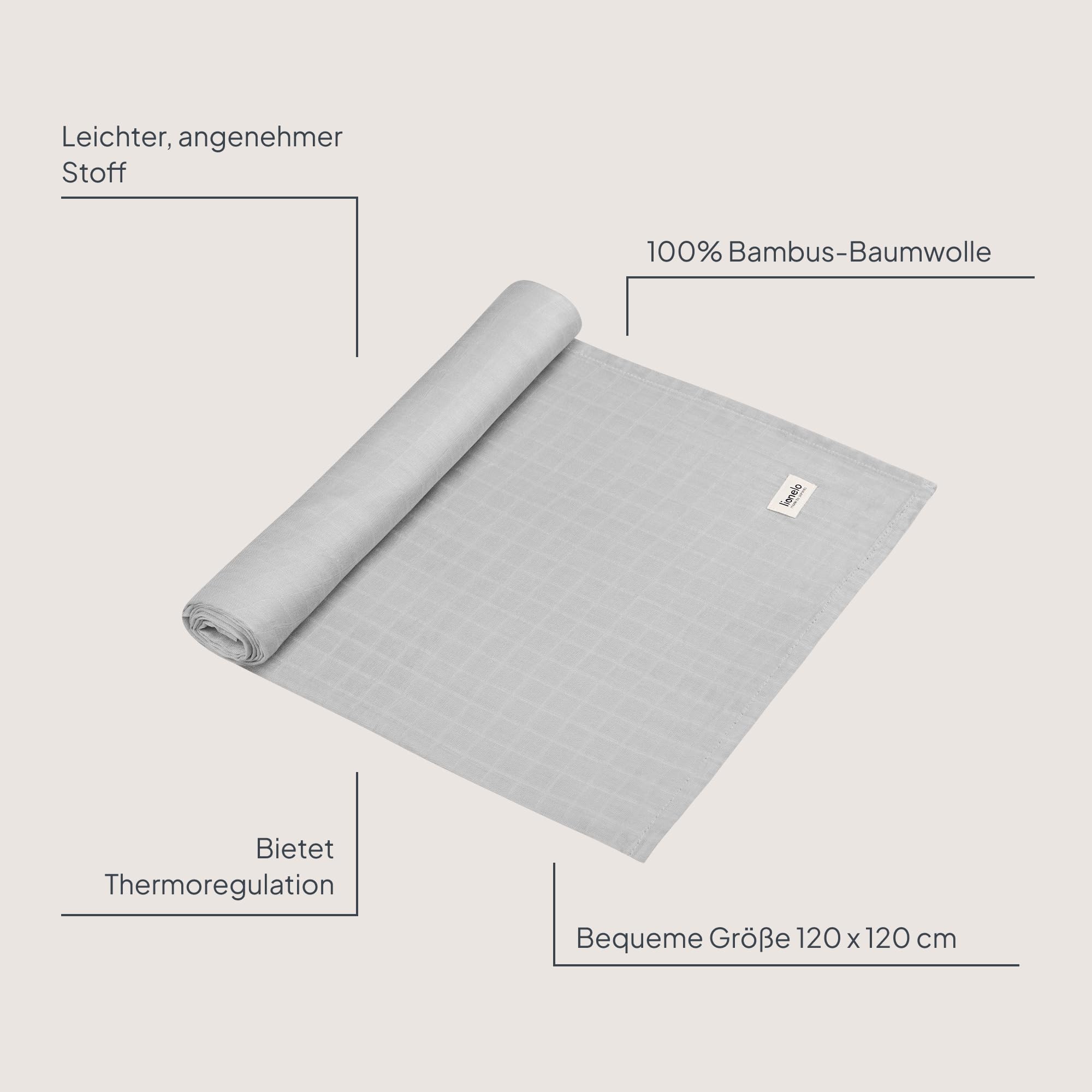 lionelo-bamboo-swaddle-pucktuch-grey-stone-120x120-bambus image 8