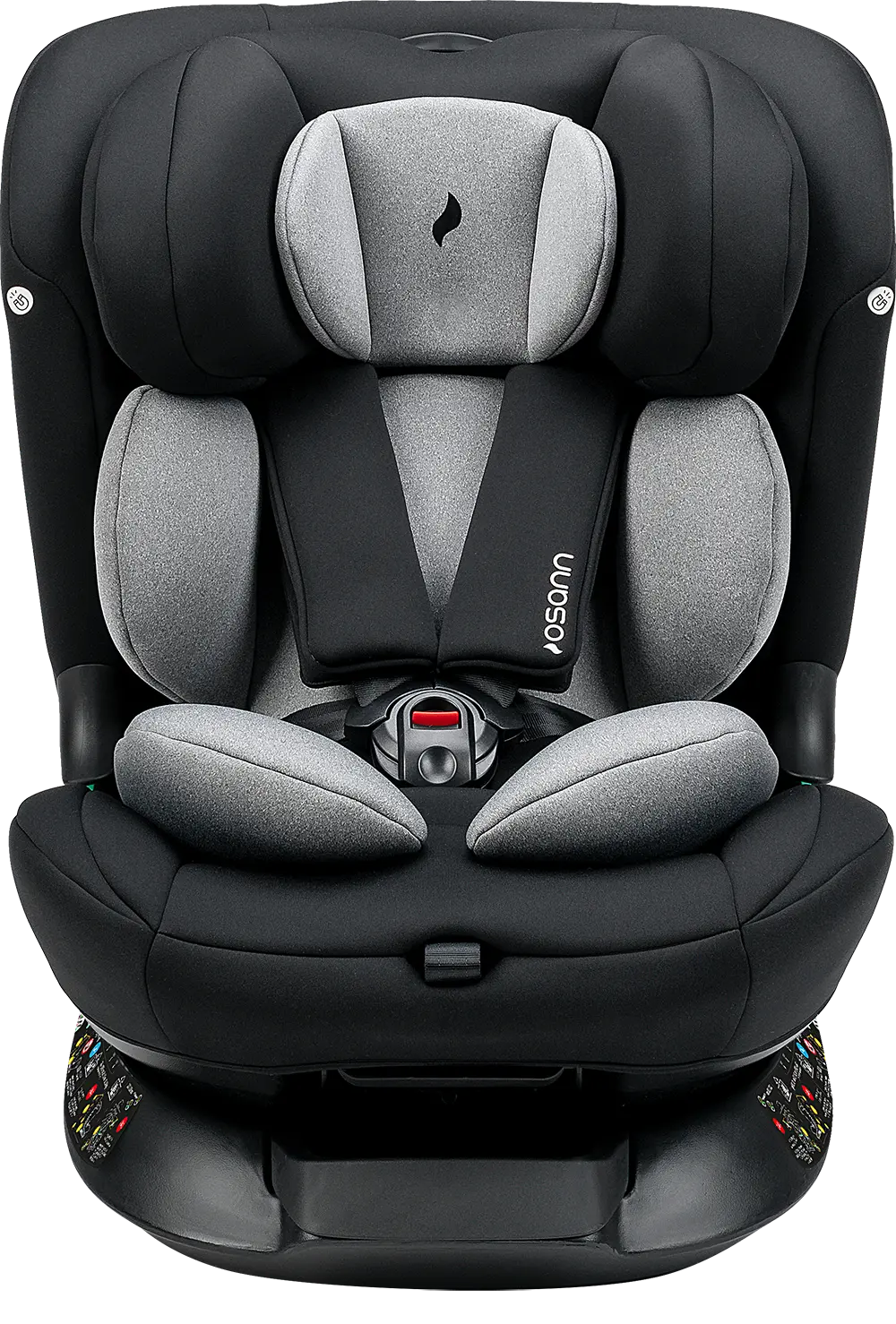 osann-taos360-kindersitz-grey-melange-drehbar-ab-geburt image 2