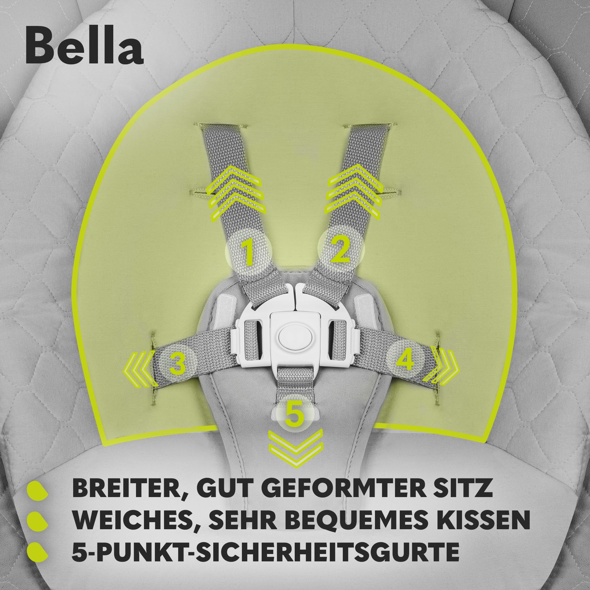 lionelo-bella-babywippe-360-hellgrau-mit-fernbedienung image 5