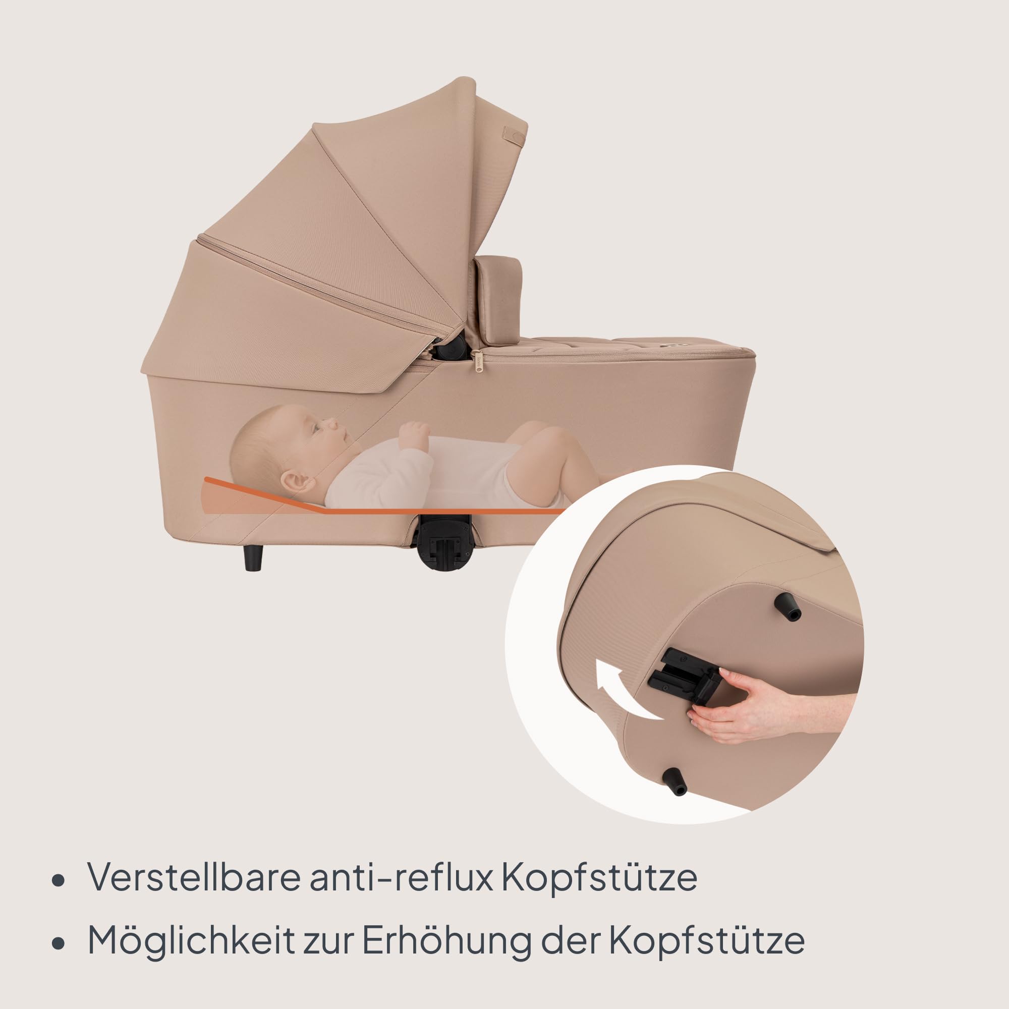 lionelo-carmine-3-in-1-kinderwagen-beige-mit-babyschale image 5