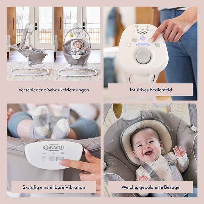 graco-softsway-2in1-babyschaukel-starlight-elektrisch-mit-wippe image 6