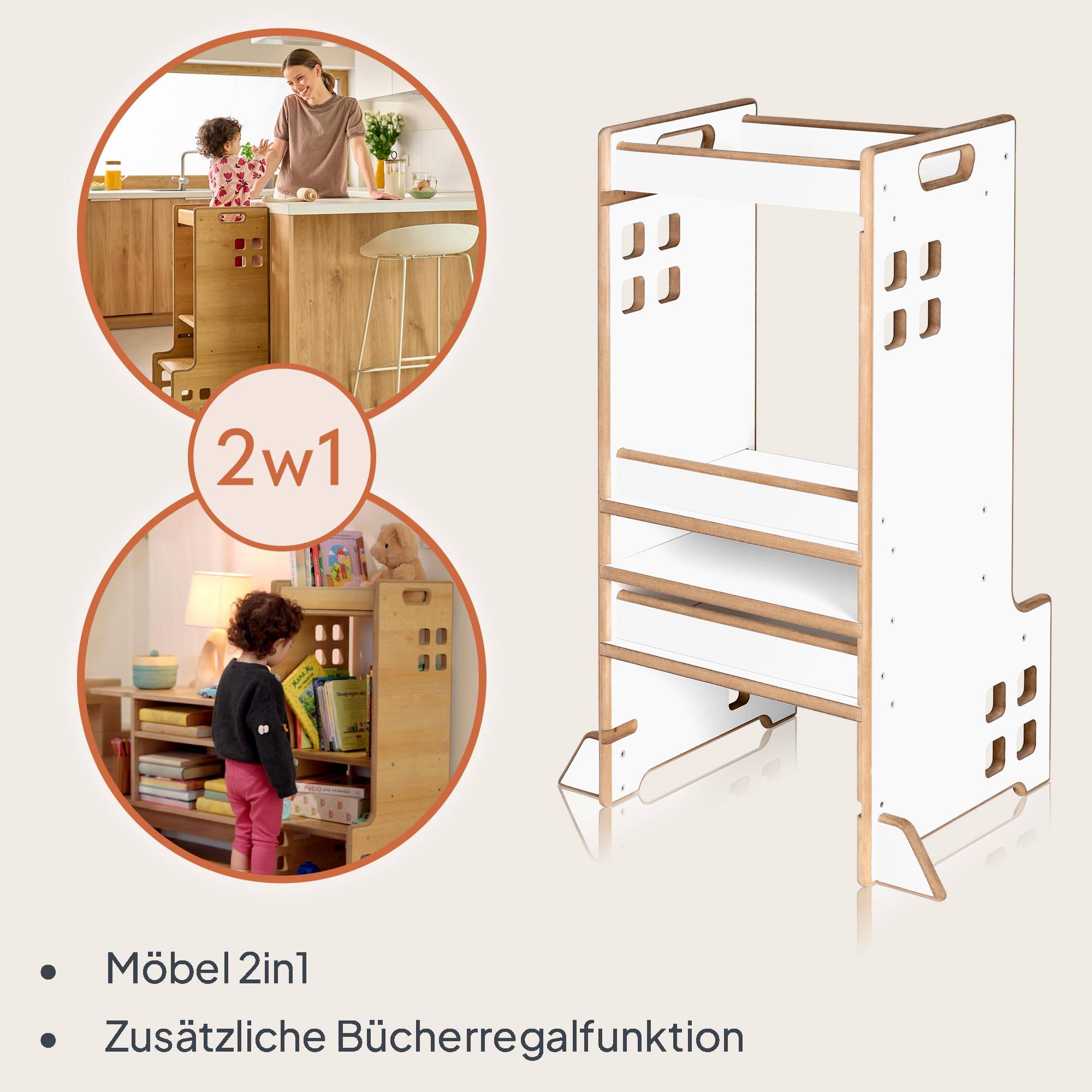 lionelo-cass-lernturm-wei-h-henverstellbar-2in1 image 3