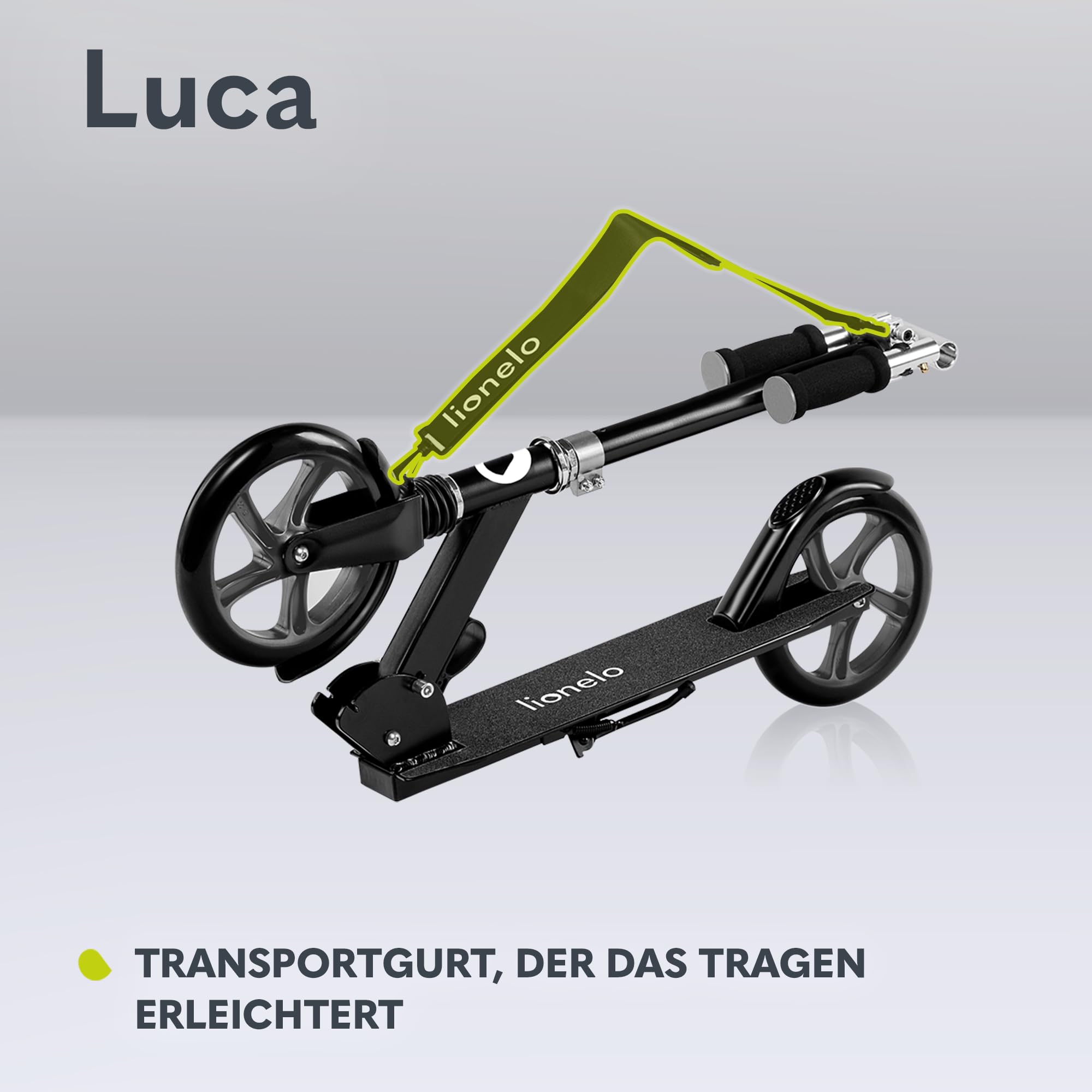 lionelo-luca-tretroller-schwarz-klappbar-100-kg-200-mm image 8