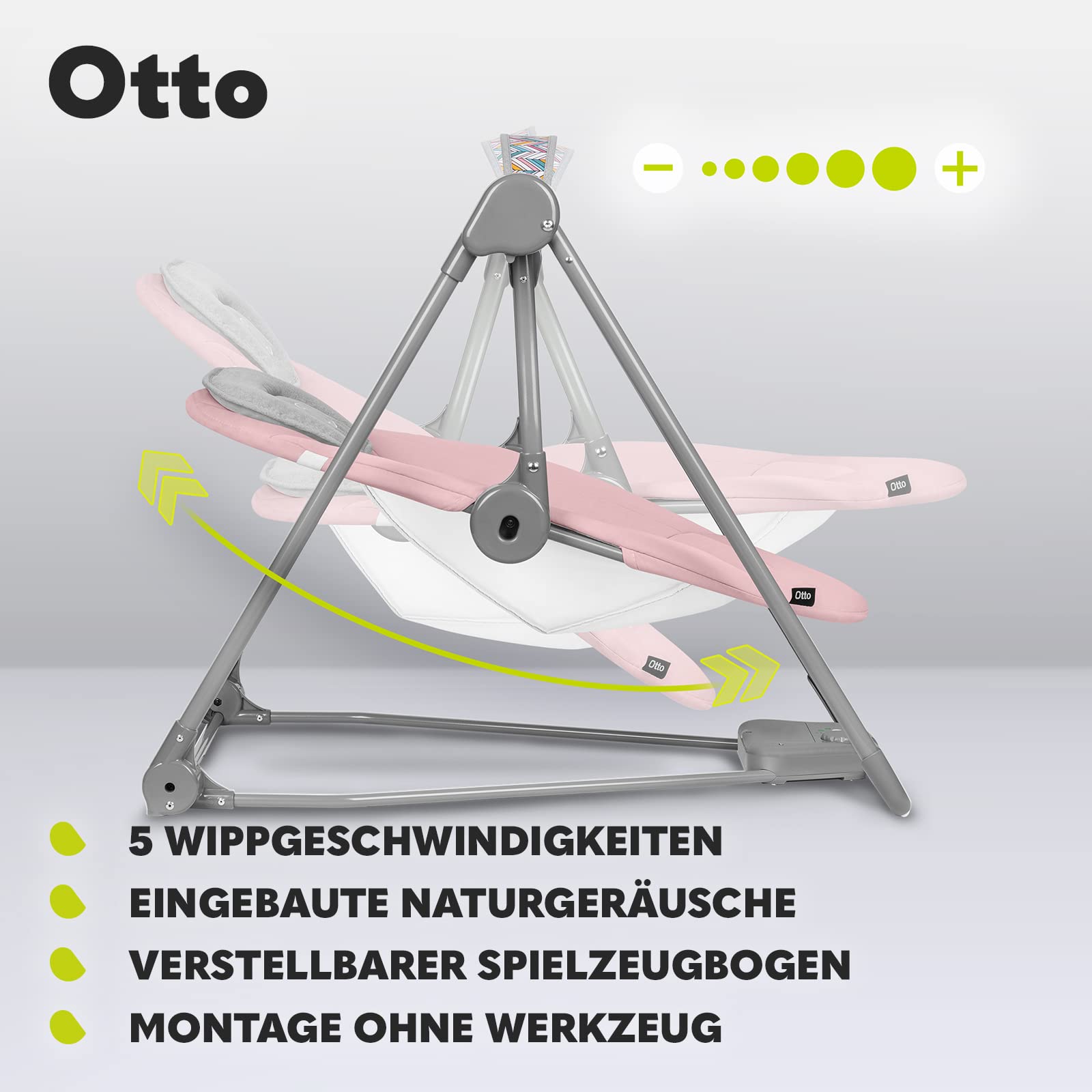 lionelo-otto-babywippe-rosa-mit-spielb-gel image 3
