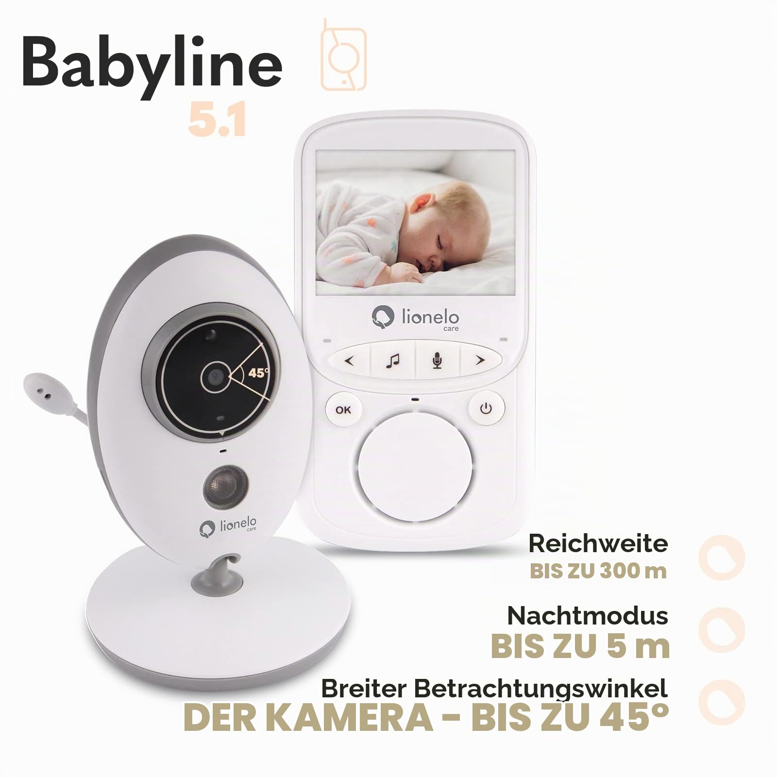 lionelo-babyline-5-1-babyphone-mit-kamera-und-2-kameras image 5