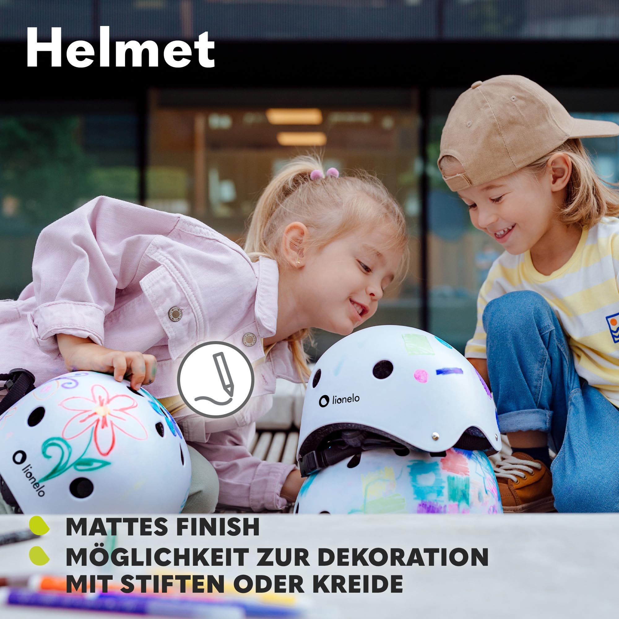 lionelo-luca-kinderhelm-fahrrad-beige-50-56-cm-mit-kinnschutz image 4