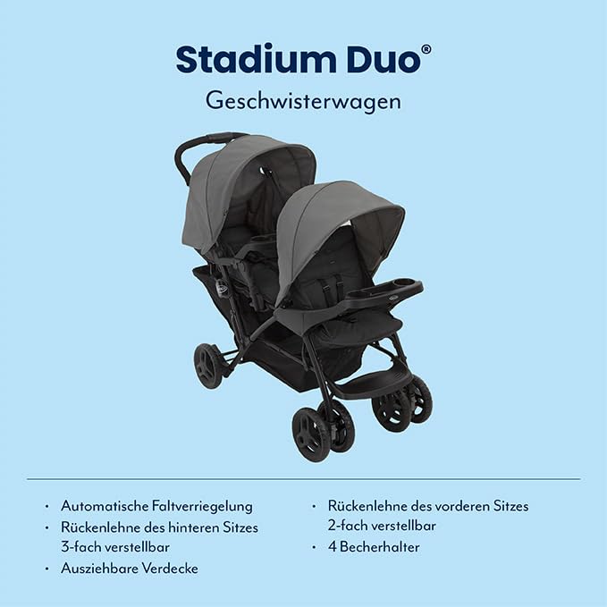 graco-stadium-duo-doppel-kinderwagen-titanium-f-r-2-kinder image 6