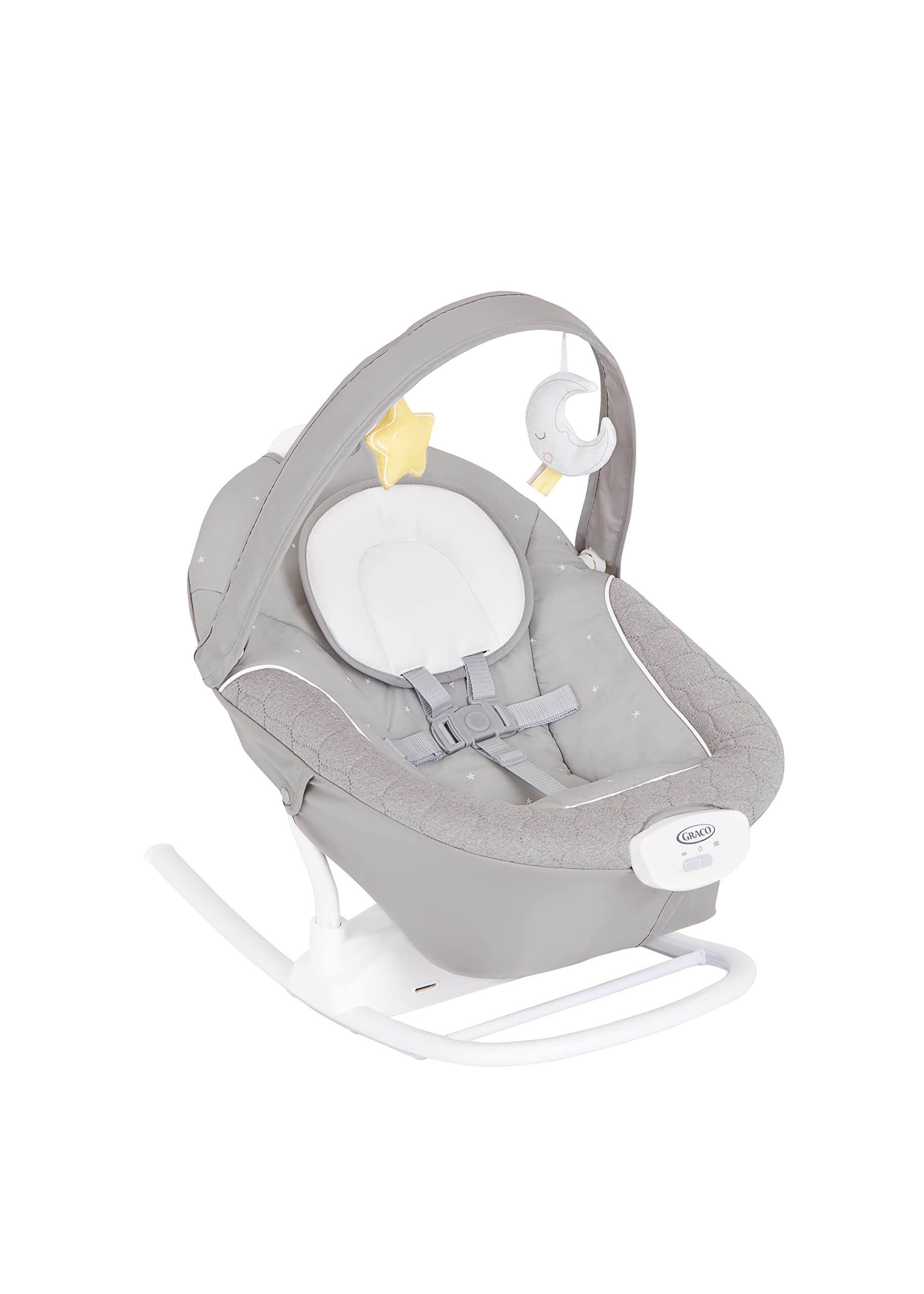 graco-softsway-2in1-babyschaukel-starlight-elektrisch-mit-wippe image 3