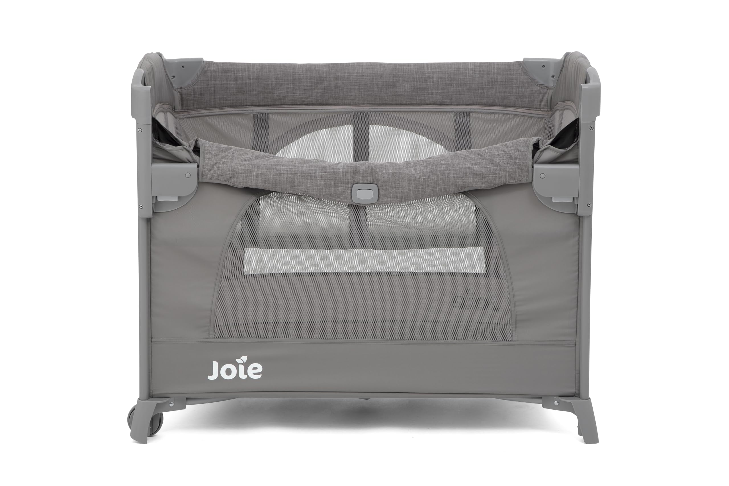 joie-kubbie-sleep-reisebett-beistellbett-foggy-grey-2-in-1 image 2