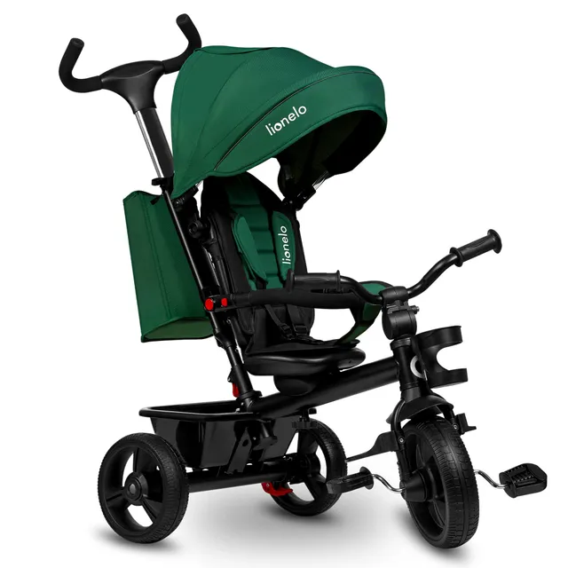 lionelo-haari-2in1-dreirad-smaragd-mit-schubstange image 1