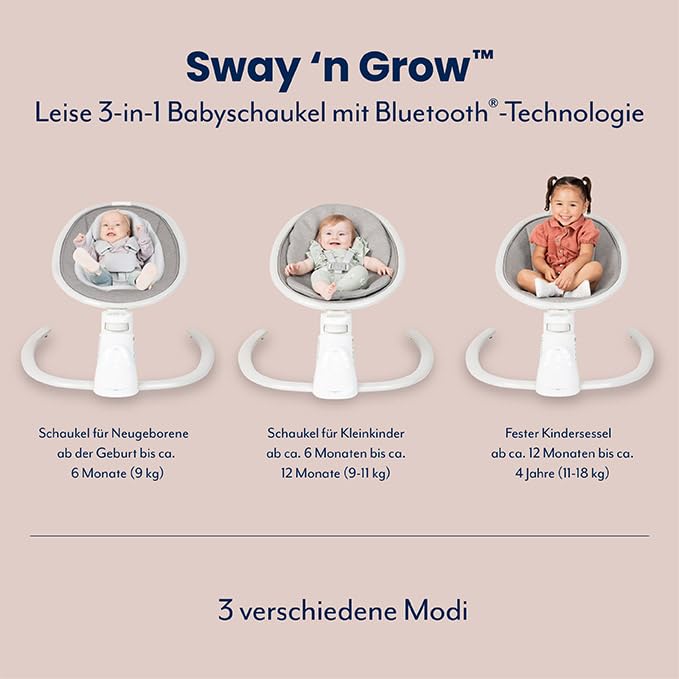graco-sway-n-grow-3-in-1-babyschaukel-heather-mit-bluetooth image 8
