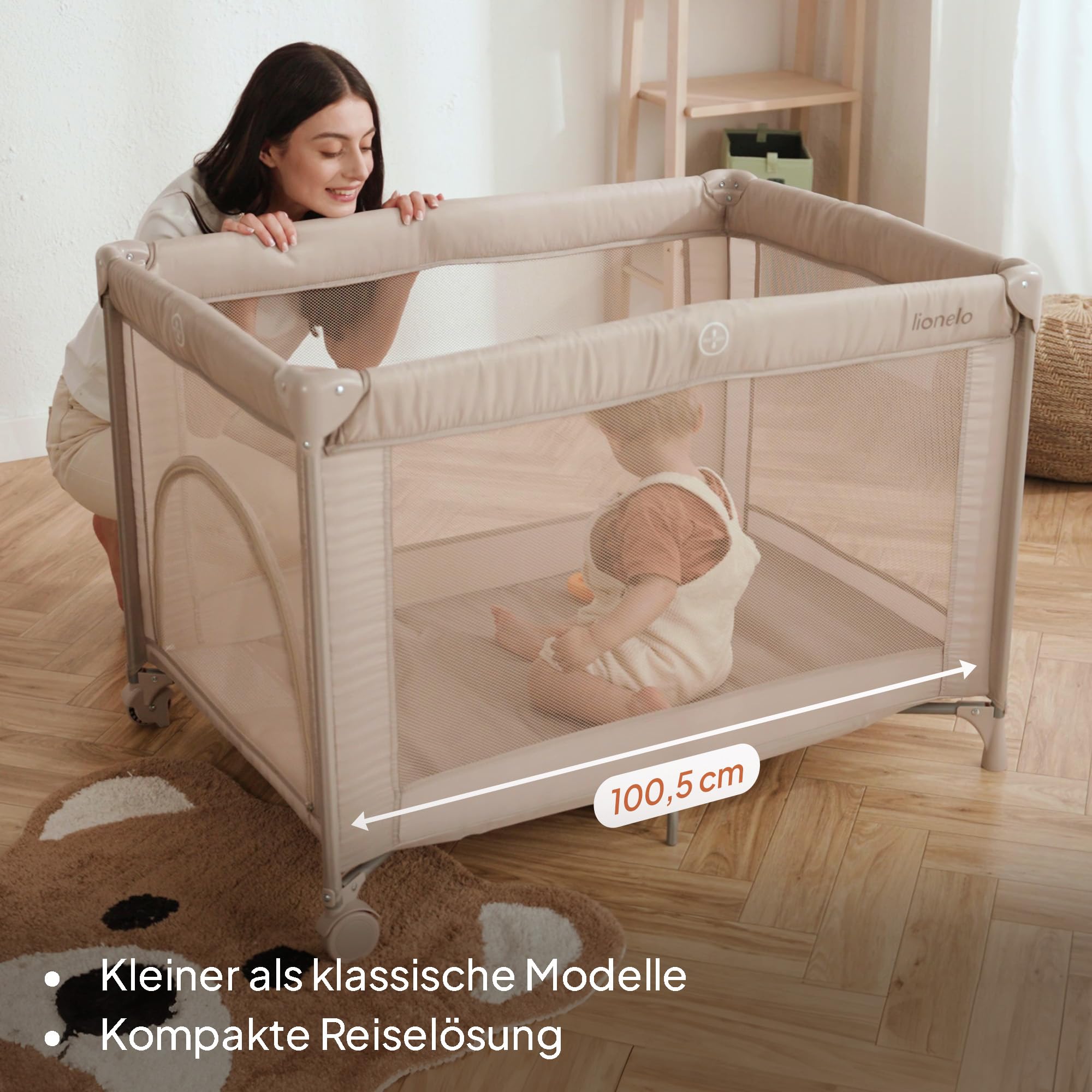 lionelo-sven-amelie-reisebett-schwarz-klein-faltbar-bis-15-kg image 3