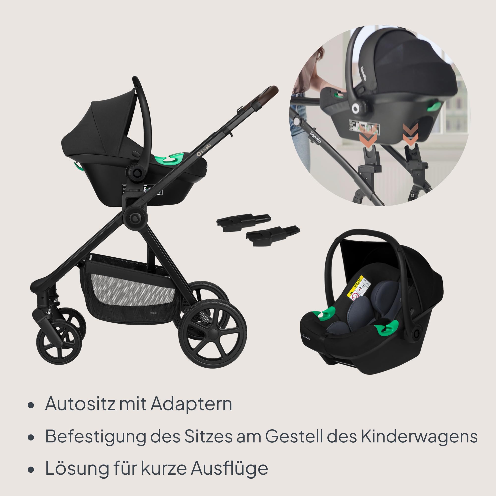 lionelo-mika-greet-kinderwagen-3-in-1-schwarz-bis-22-kg image 4