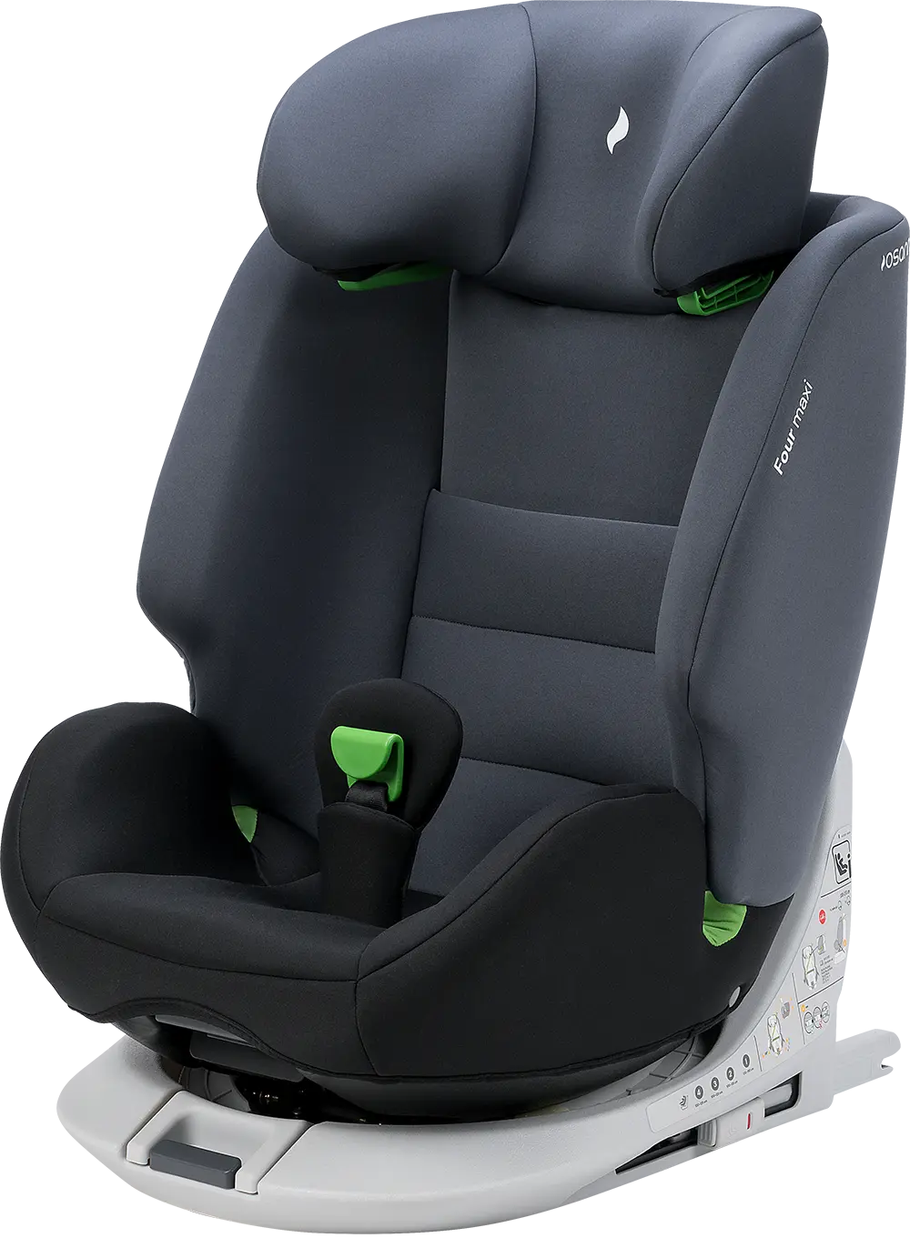 osann-four-maxi-kindersitz-nero-drehbar-180-grad image 3