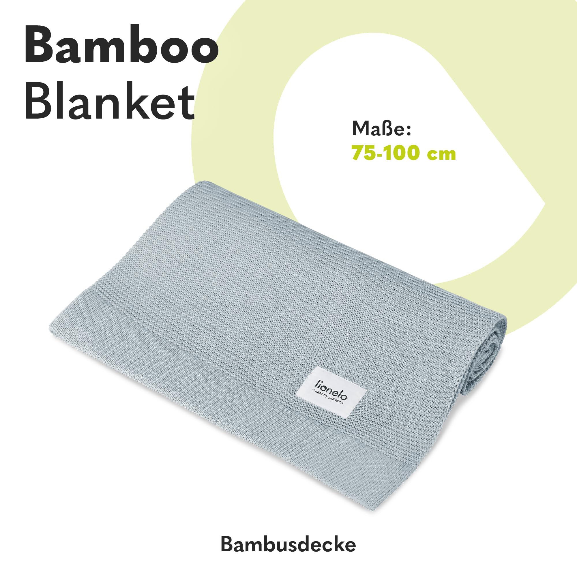 lionelo-berry-babydecke-grau-aus-bambusfaser-thermoregulierend image 2