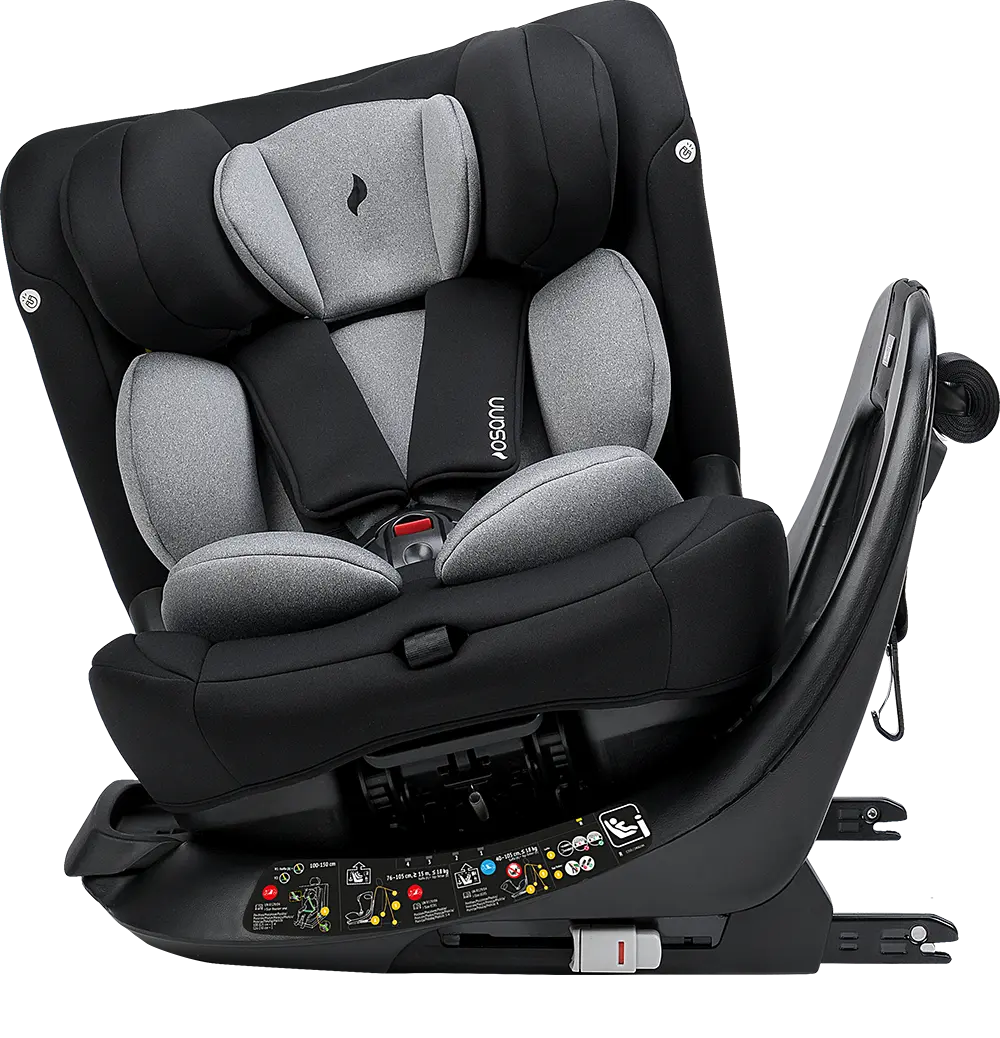 osann-taos360-kindersitz-grey-melange-drehbar-ab-geburt image 4